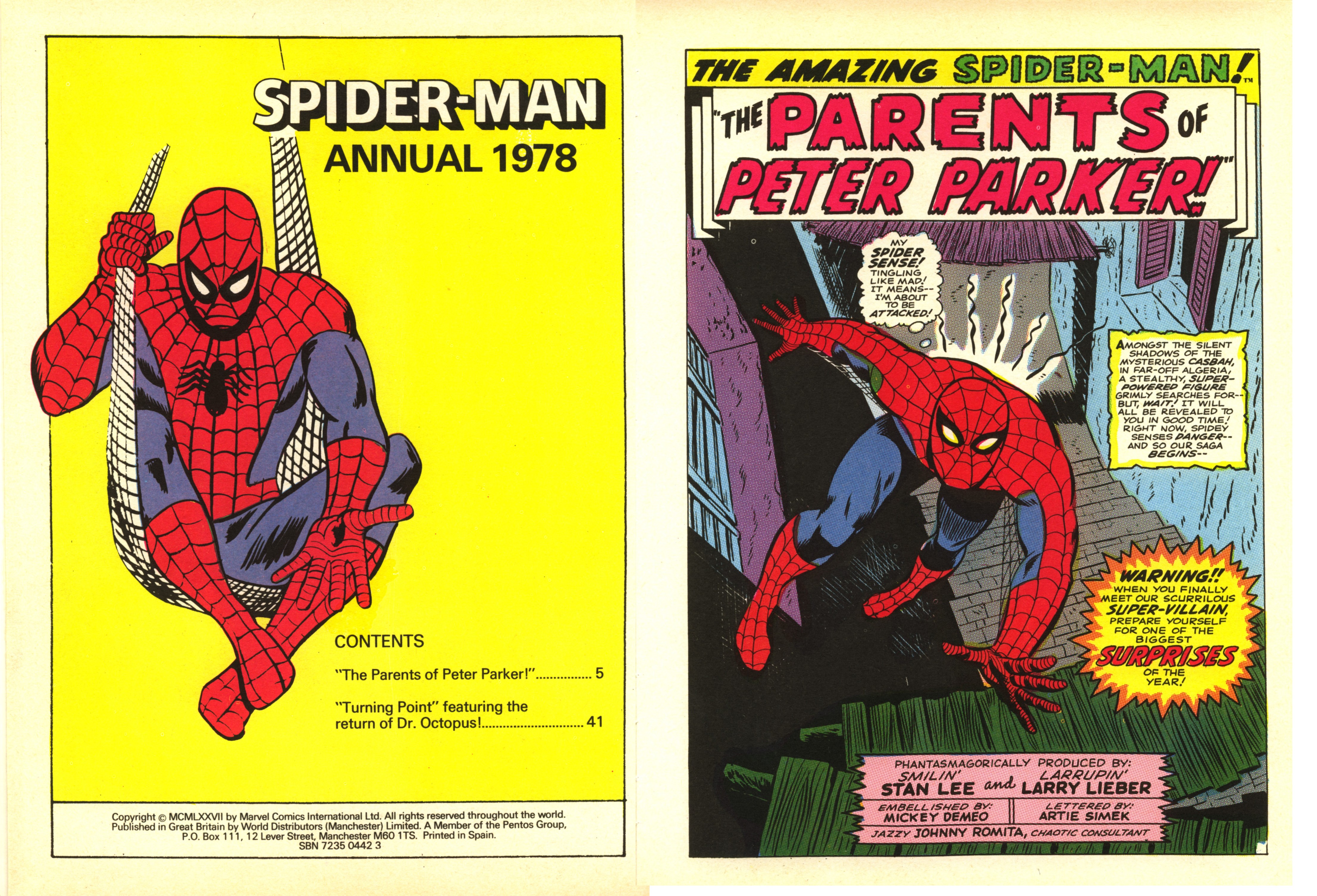 Read online Spider-Man Annual (1974) comic -  Issue #1978 - 3