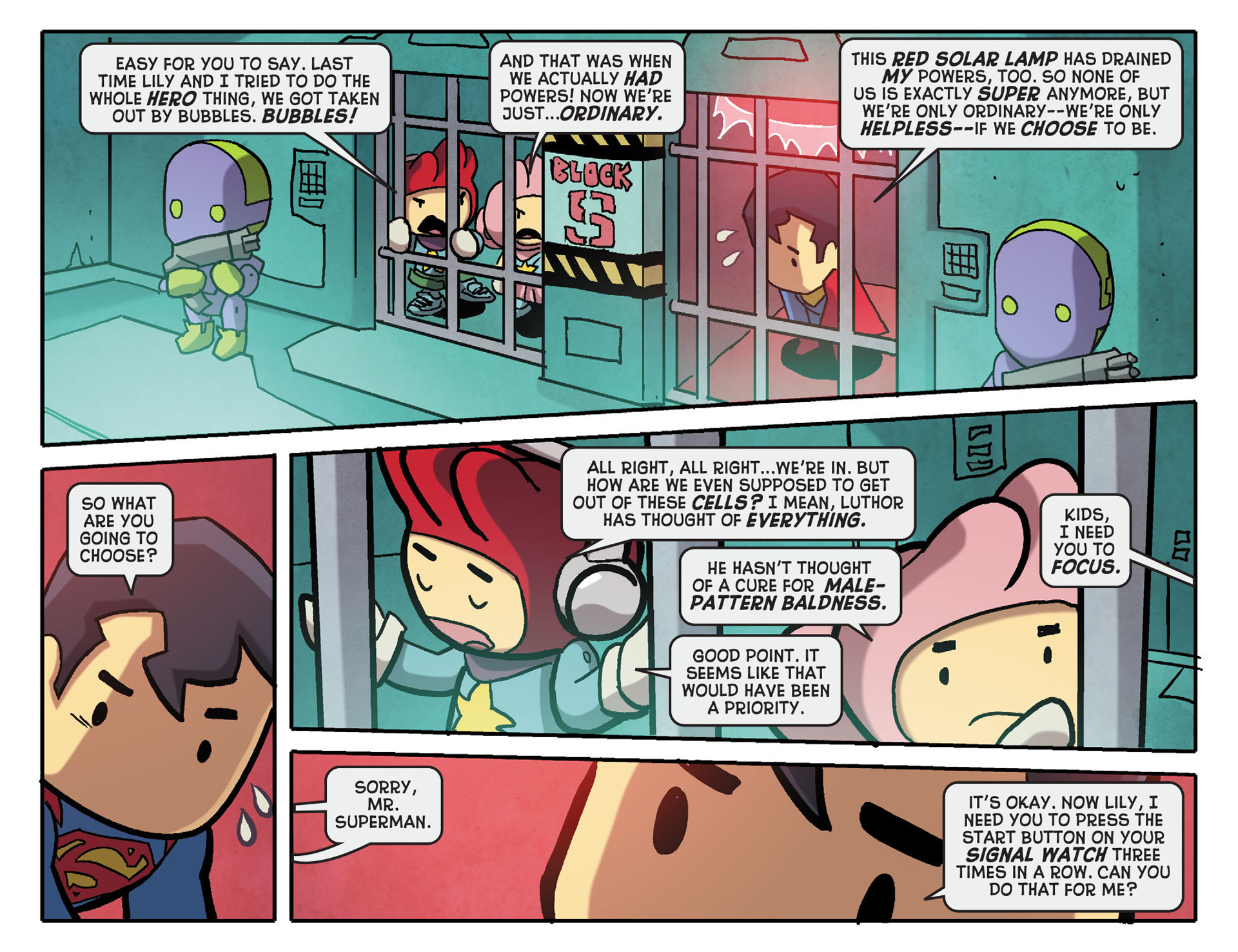 Read online Scribblenauts Unmasked: A Crisis of Imagination comic -  Issue #4 - 6