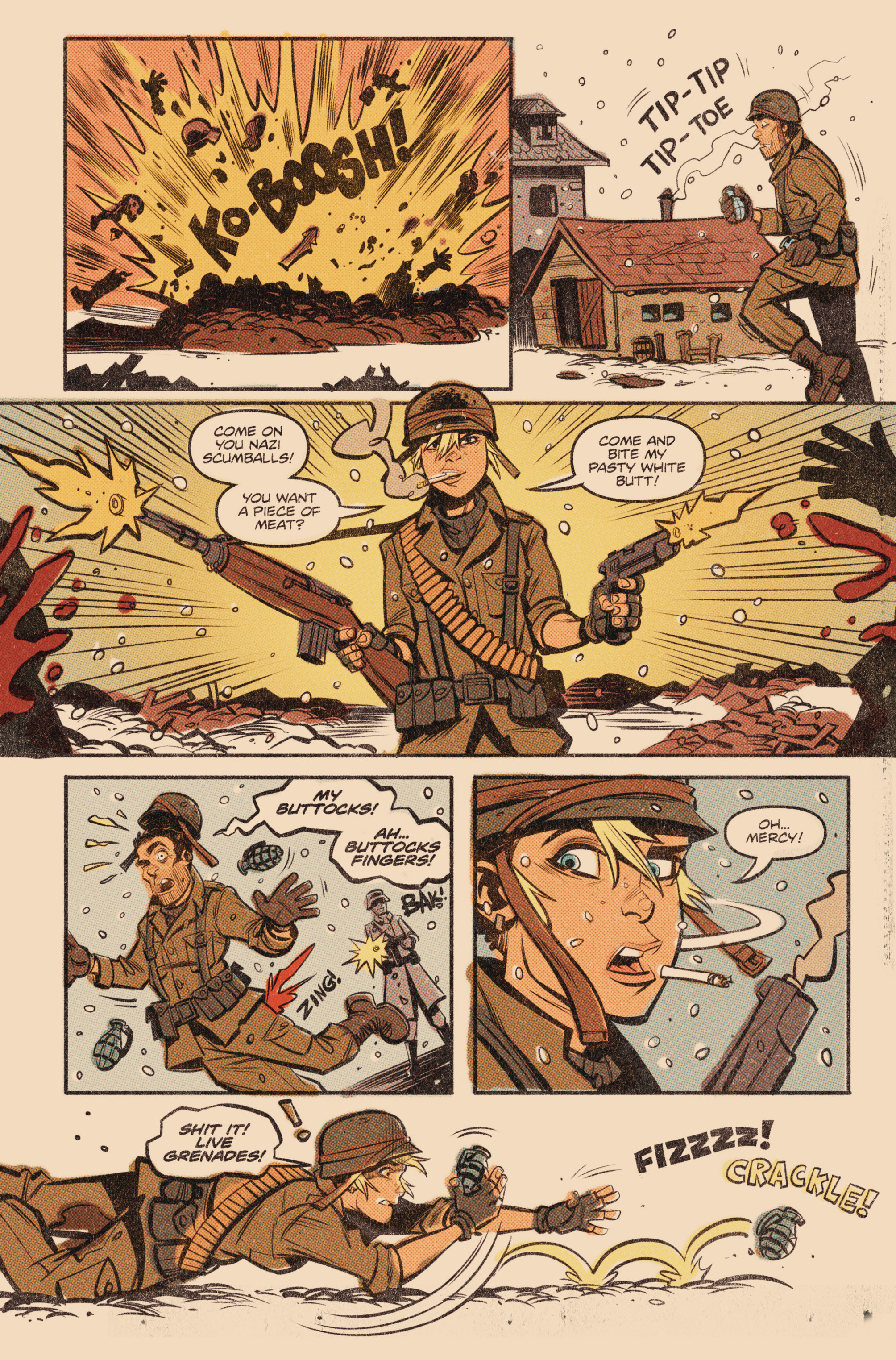 Read online Tank Girl: World War Tank Girl comic -  Issue #1 - 18