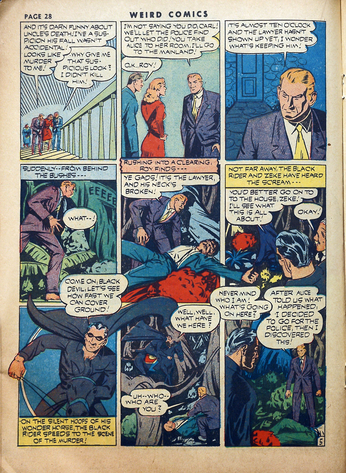 Read online Weird Comics comic -  Issue #20 - 30