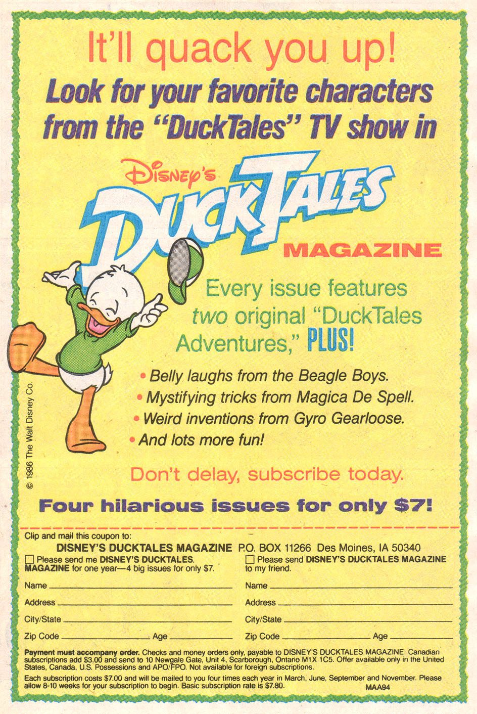 Read online Count Duckula comic -  Issue #3 - 9