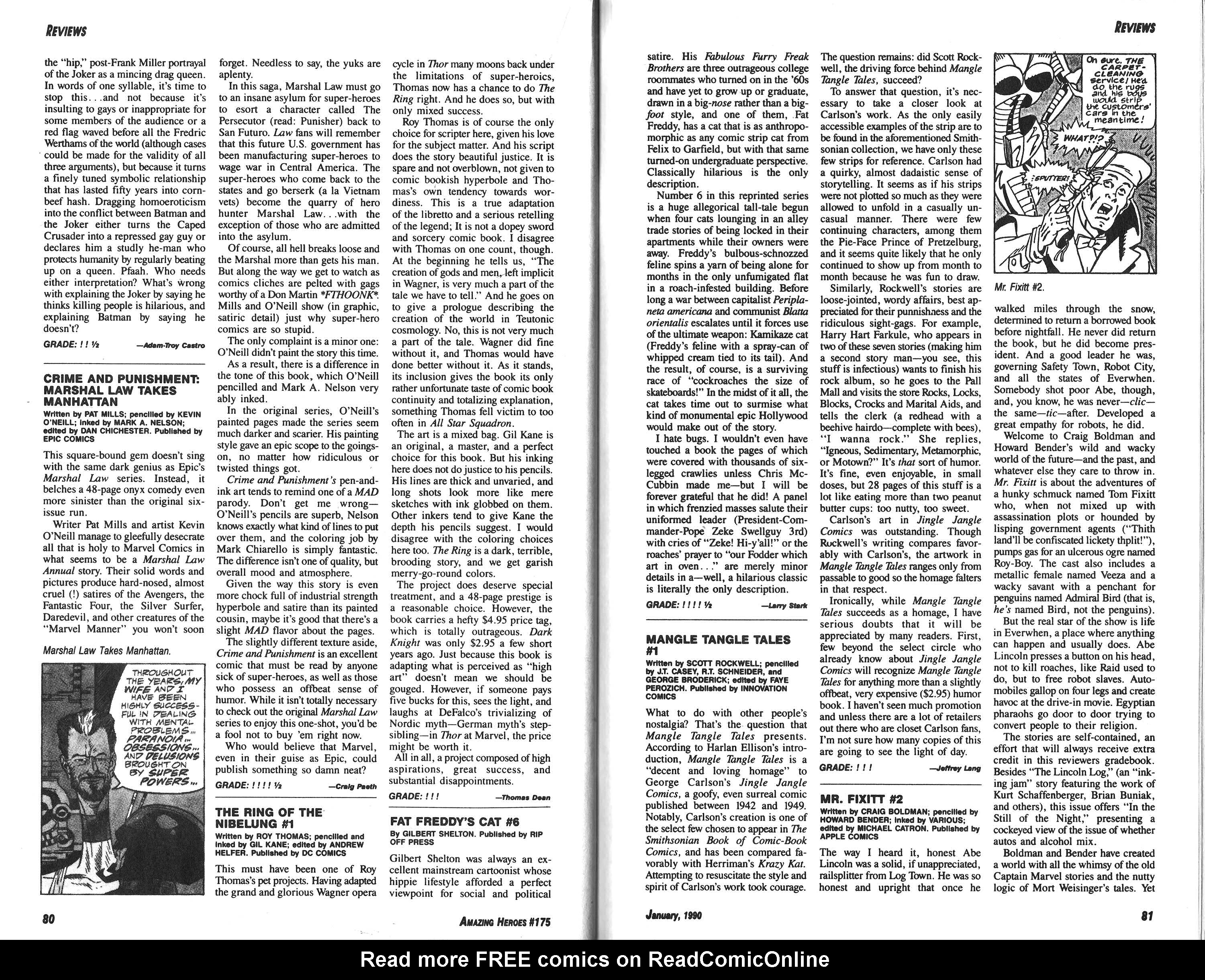 Read online Amazing Heroes comic -  Issue #175 - 41