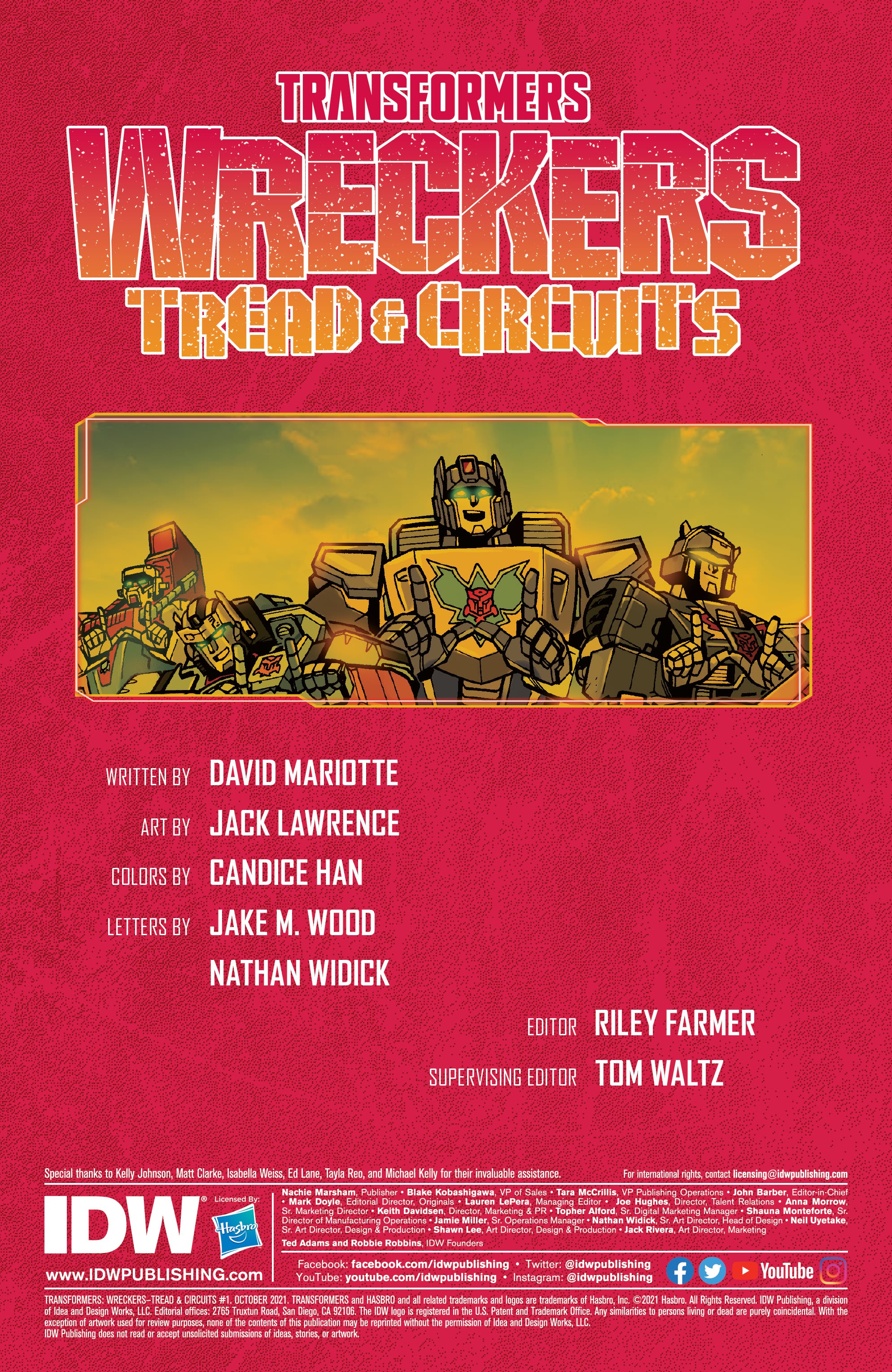 Read online Transformers: Wreckers-Tread and Circuits comic -  Issue #1 - 2