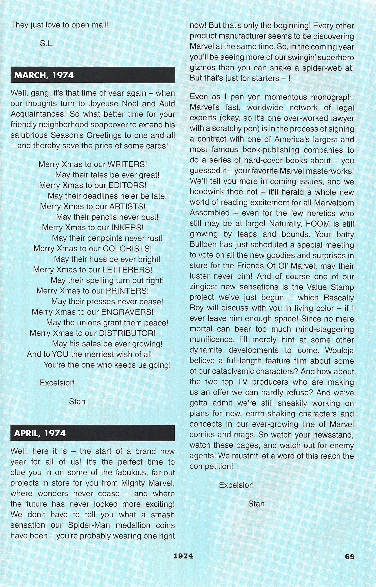 Read online Stan's Soapbox: The Collection comic -  Issue # TPB - 60