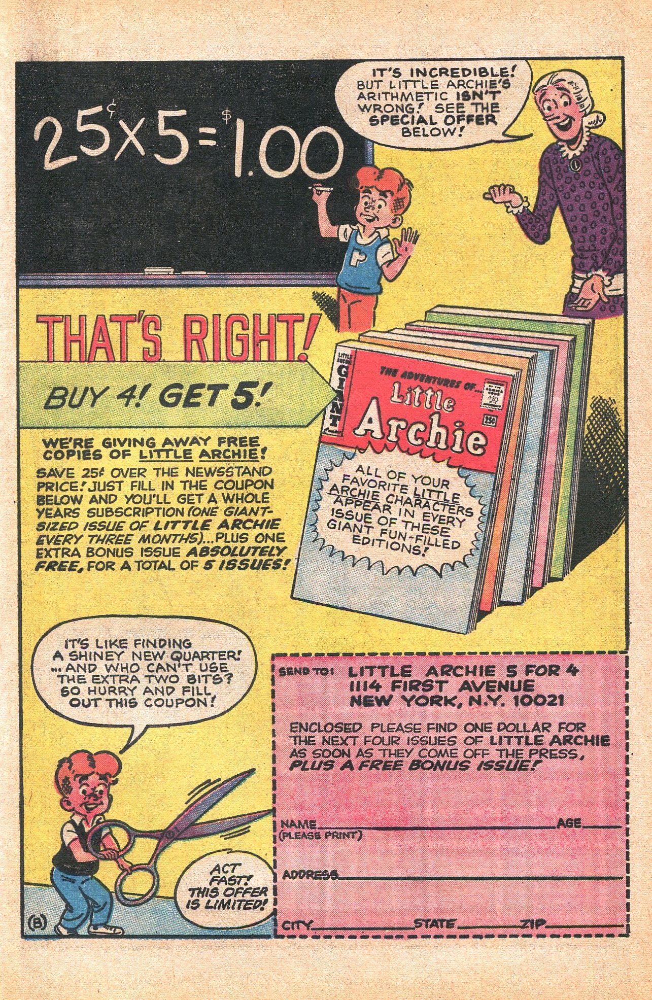 Read online The Adventures of Little Archie comic -  Issue #43 - 39
