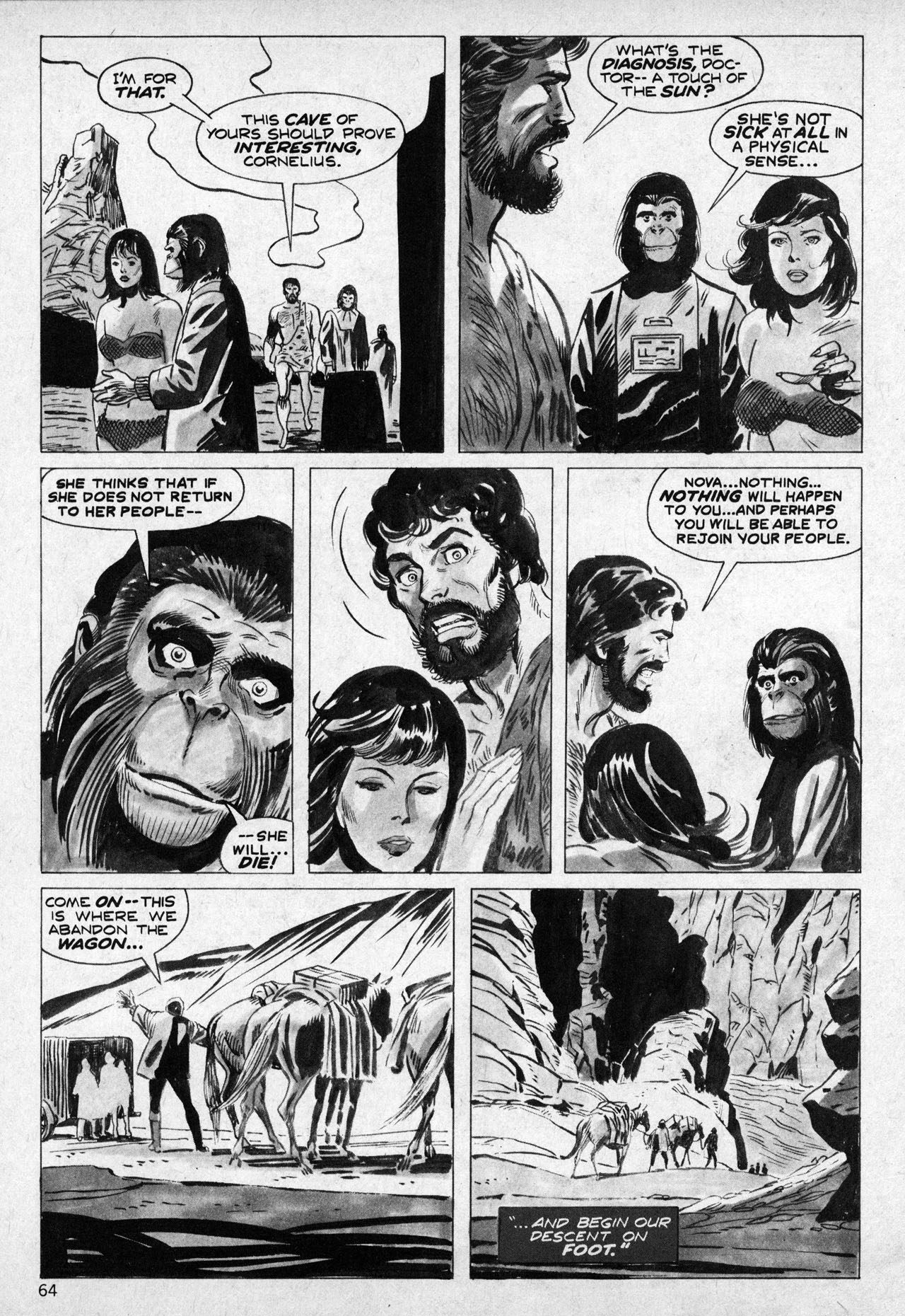 Read online Planet of the Apes comic -  Issue #5 - 60