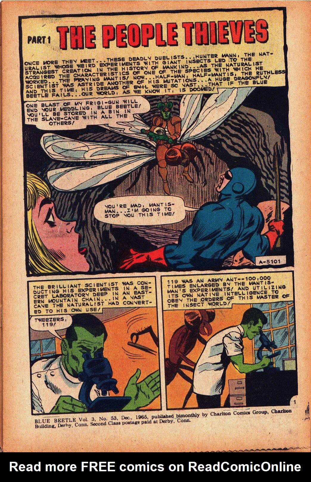 Read online Blue Beetle (1965) comic -  Issue #53 - 3