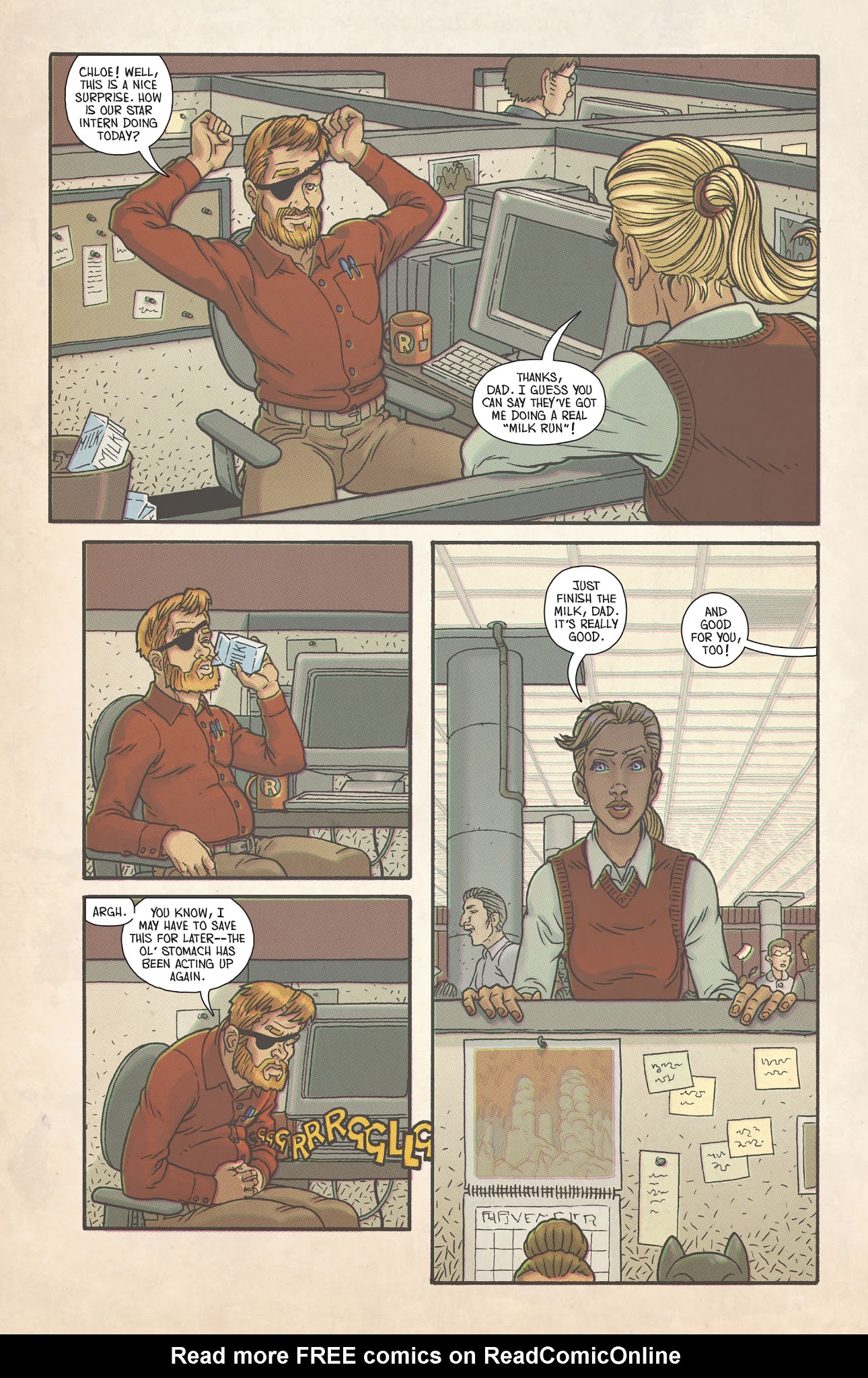 Read online Cave Carson Has a Cybernetic Eye/Swamp Thing Special comic -  Issue # Full - 4