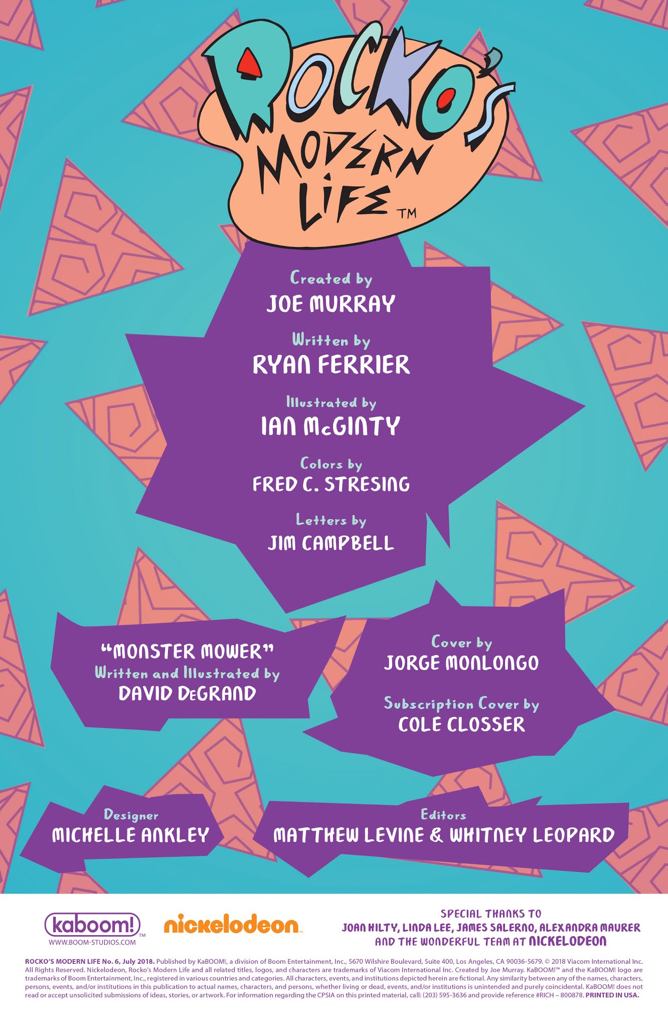 Read online Rocko's Modern Life (2017) comic -  Issue #6 - 2