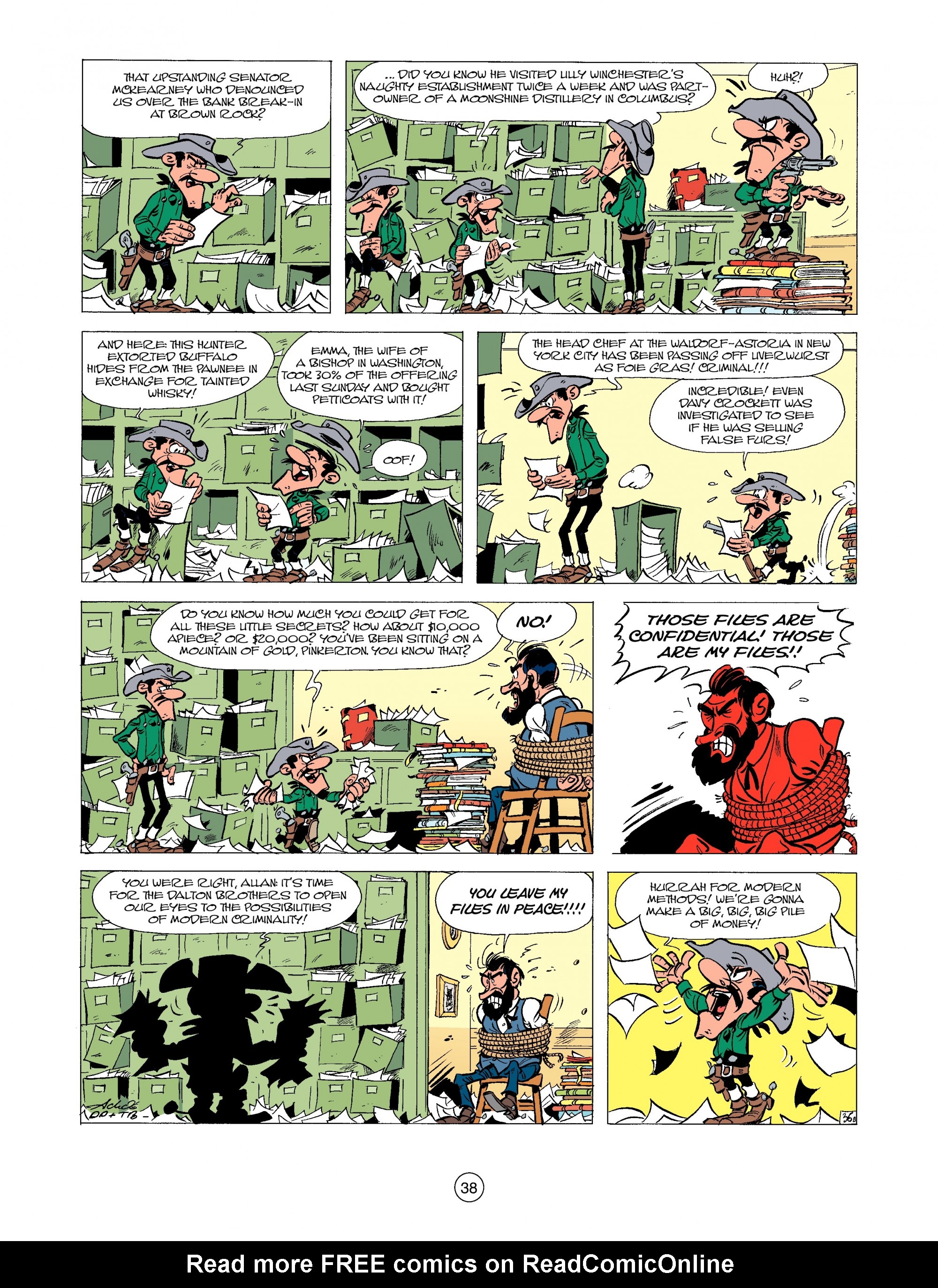 Read online A Lucky Luke Adventure comic -  Issue #31 - 38
