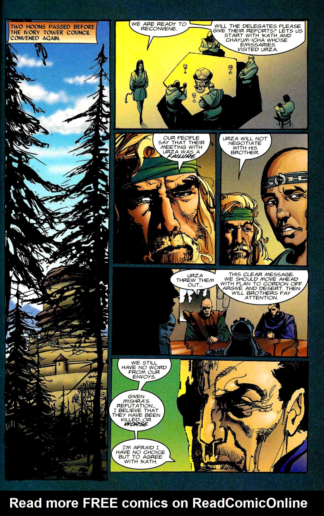 Read online Urza-Mishra War on the World of Magic: The Gathering comic -  Issue #2 - 20