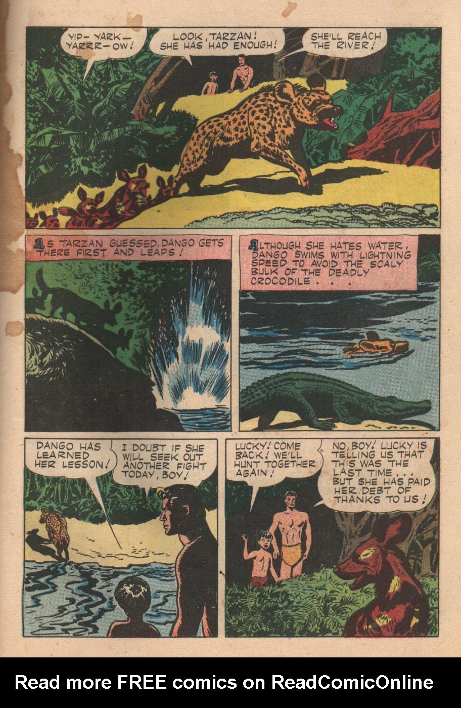 Read online Tarzan (1948) comic -  Issue #84 - 27