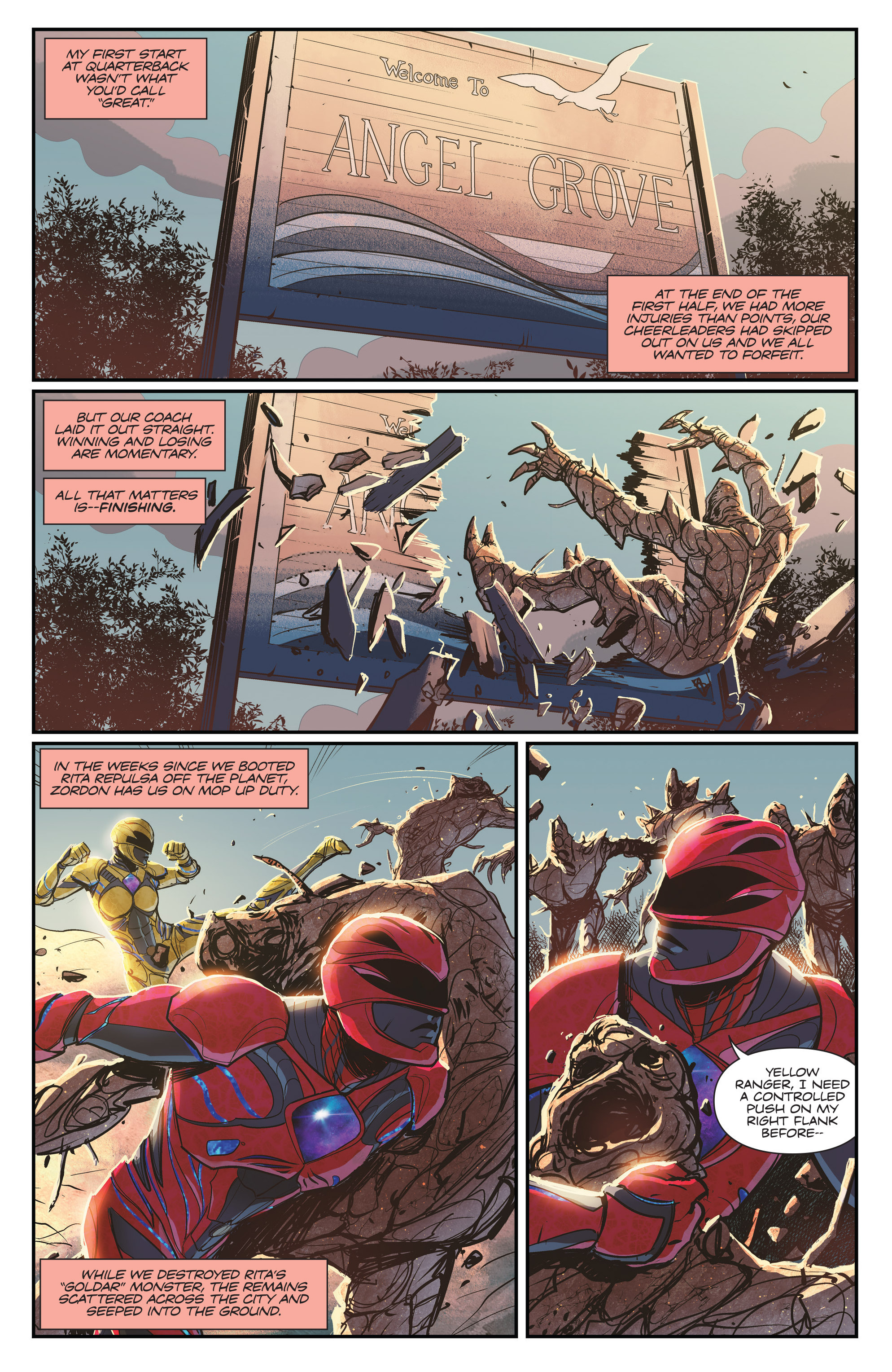Read online Saban's Power Rangers: Aftershock comic -  Issue # Full - 8