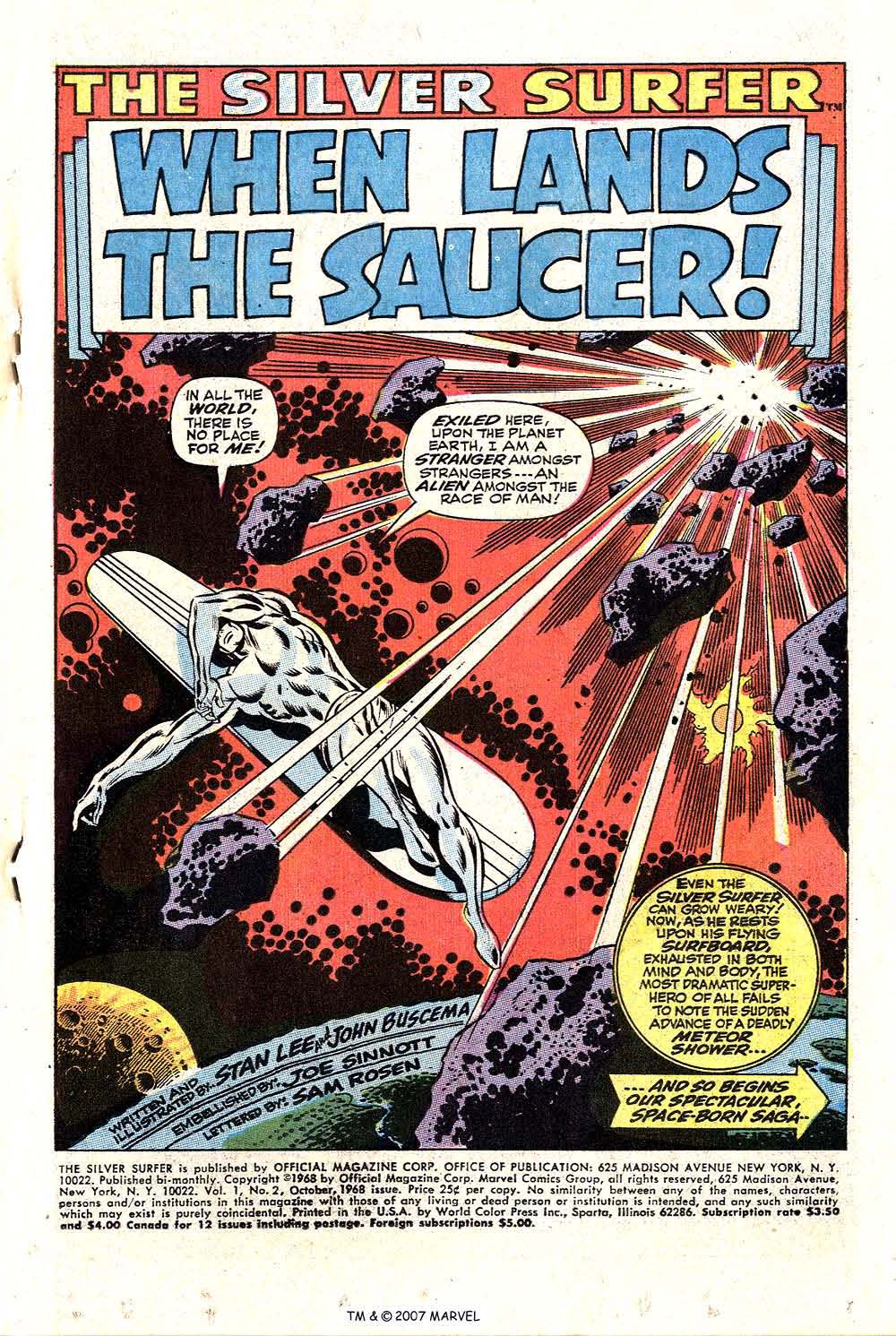 Read online Silver Surfer (1968) comic -  Issue #2 - 3