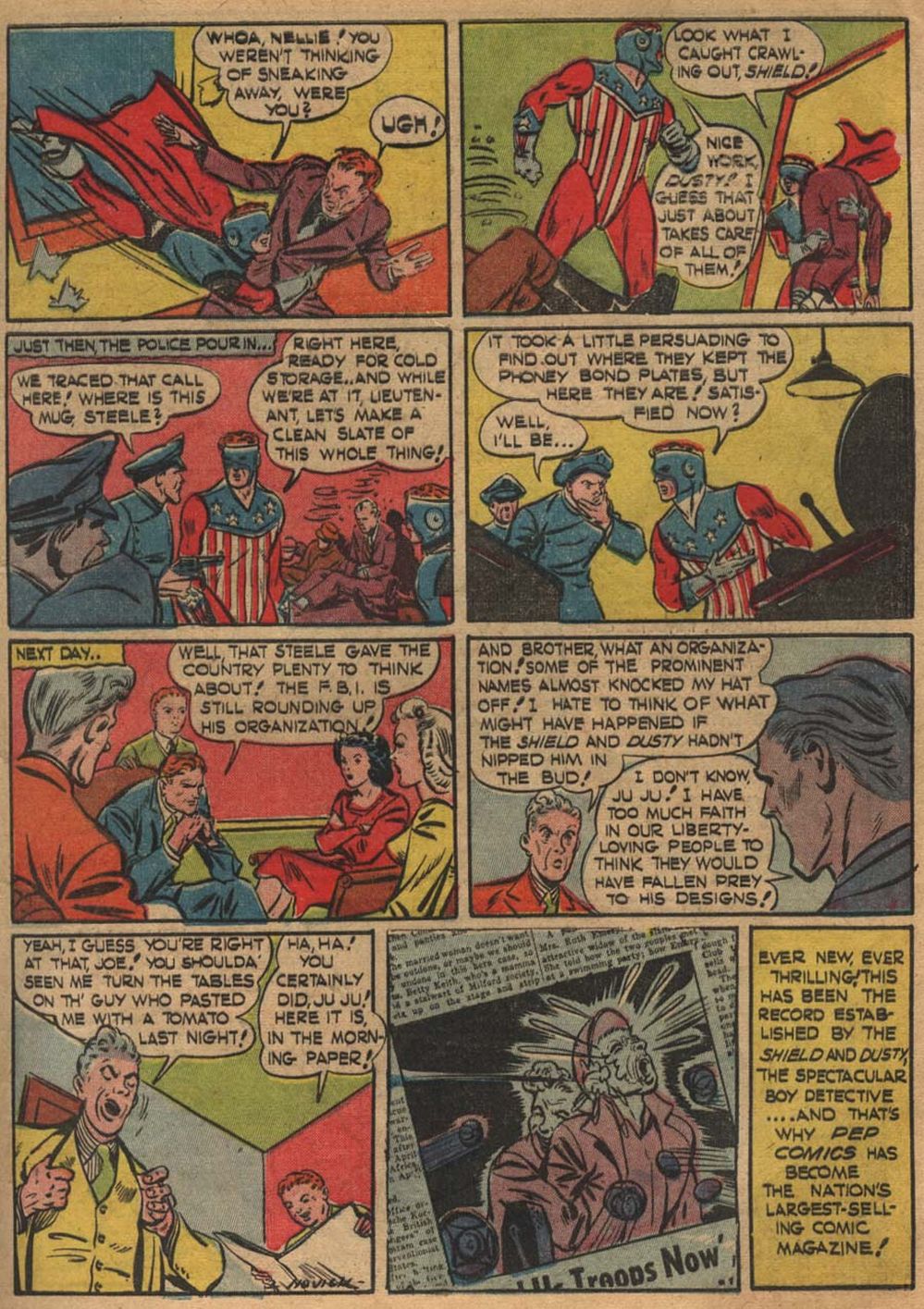 Read online Pep Comics comic -  Issue #19 - 15