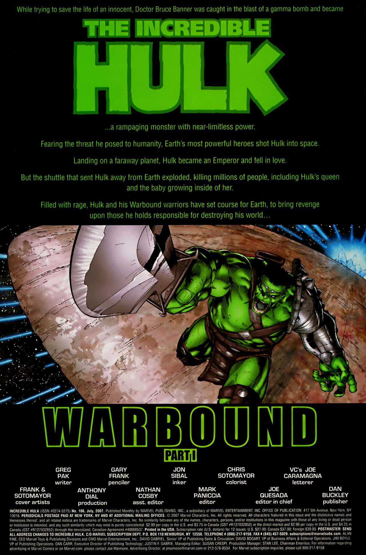 Read online The Incredible Hulk (2000) comic -  Issue #106 - 2