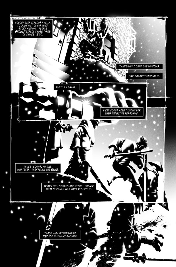 Read online Sam Noir: Samurai Detective comic -  Issue # _Preview - 9