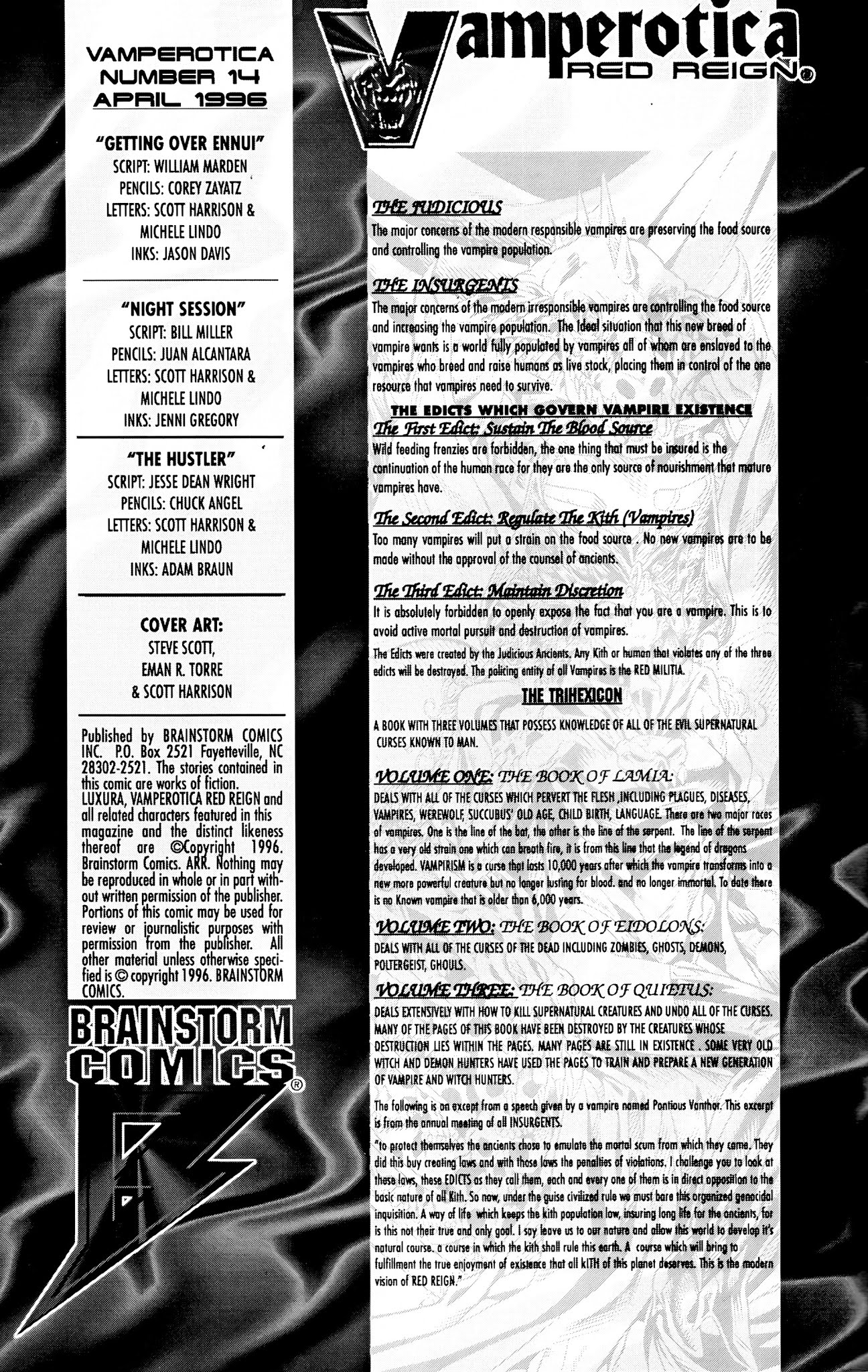 Read online Vamperotica comic -  Issue #14 - 2