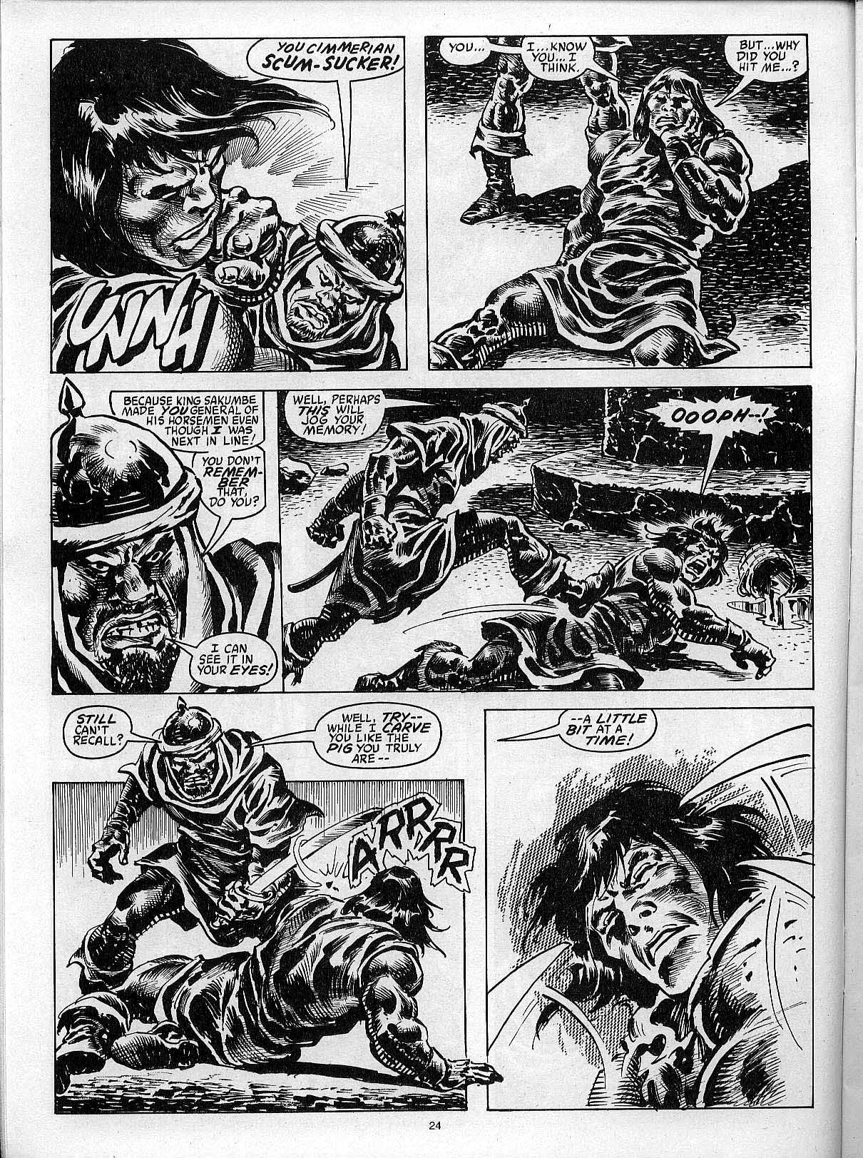 Read online The Savage Sword Of Conan comic -  Issue #204 - 26