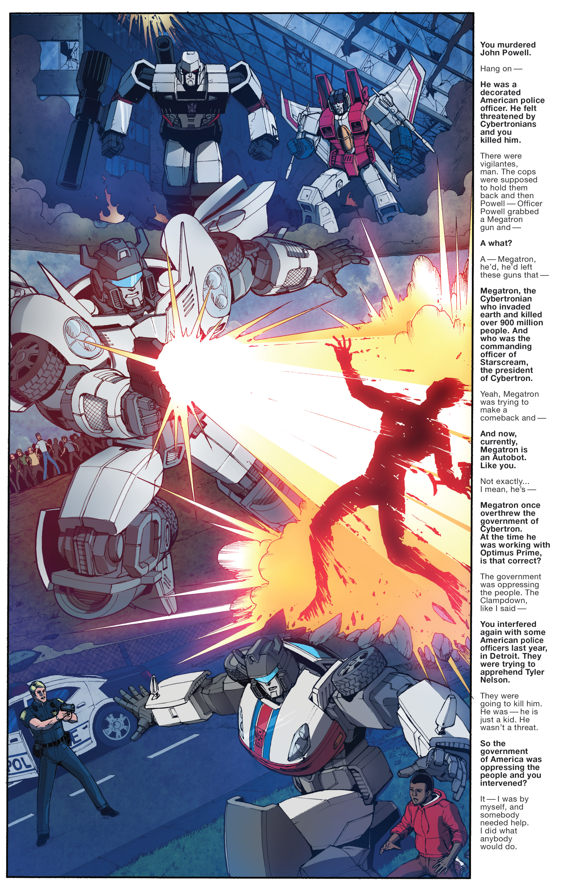 Read online Optimus Prime comic -  Issue #8 - 20