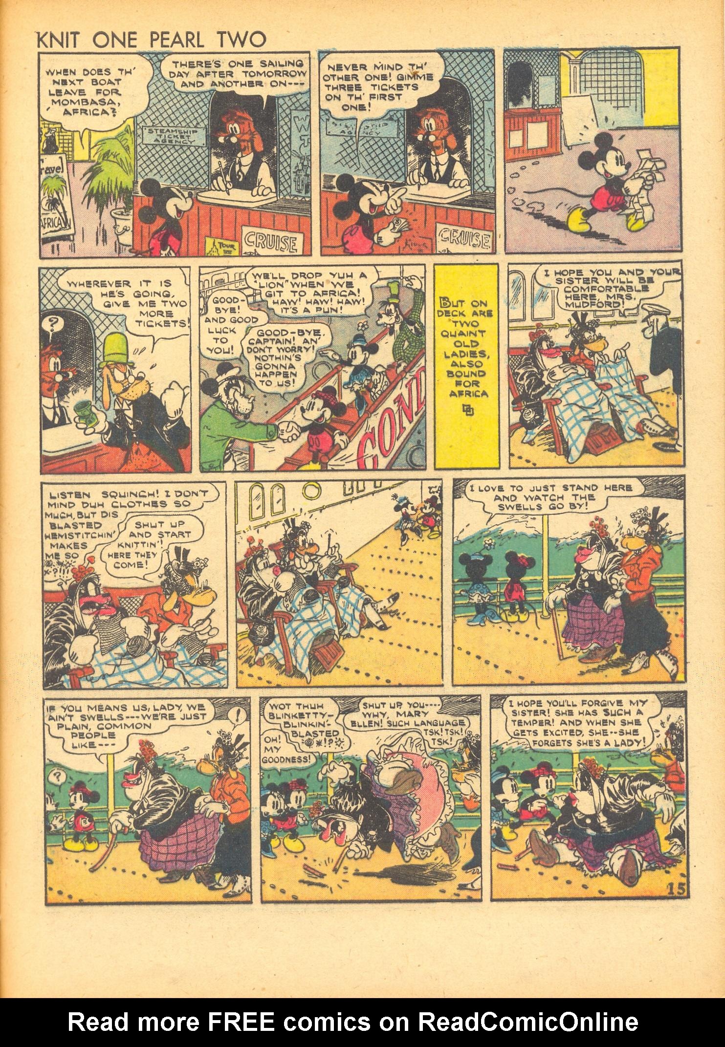 Read online Walt Disney's Comics and Stories comic -  Issue #4 - 17