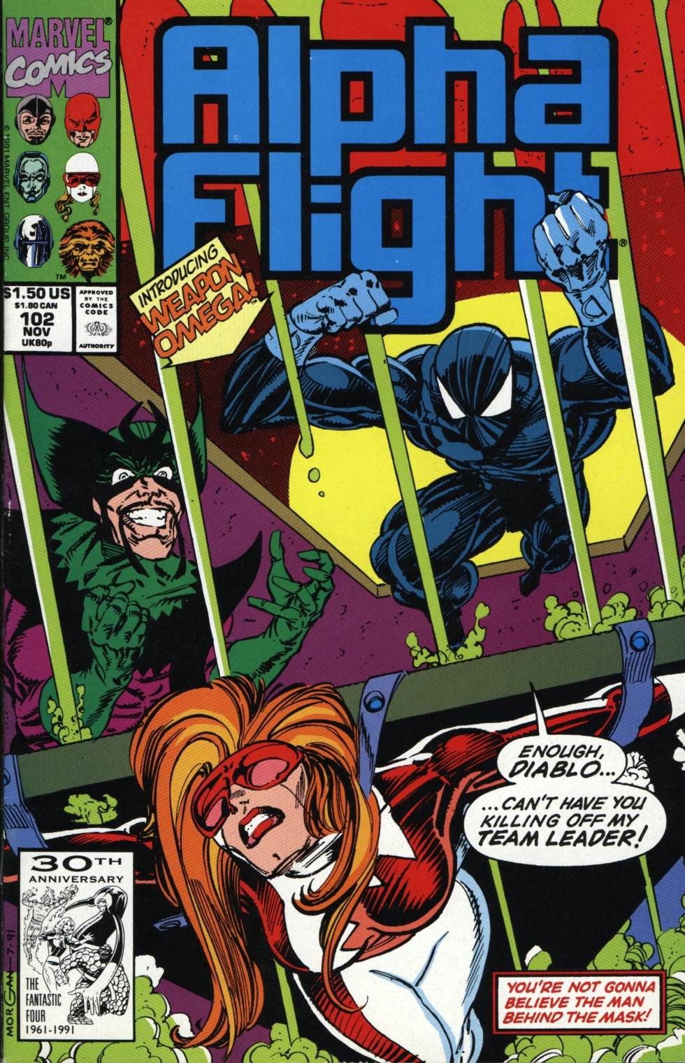 Read online Alpha Flight (1983) comic -  Issue #102 - 1