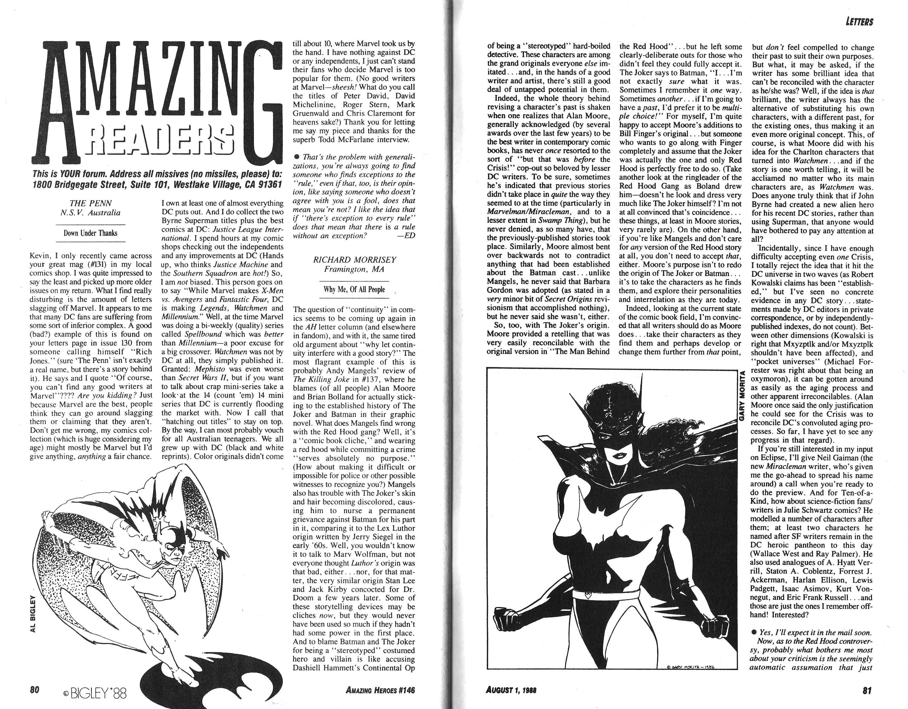 Read online Amazing Heroes comic -  Issue #146 - 41