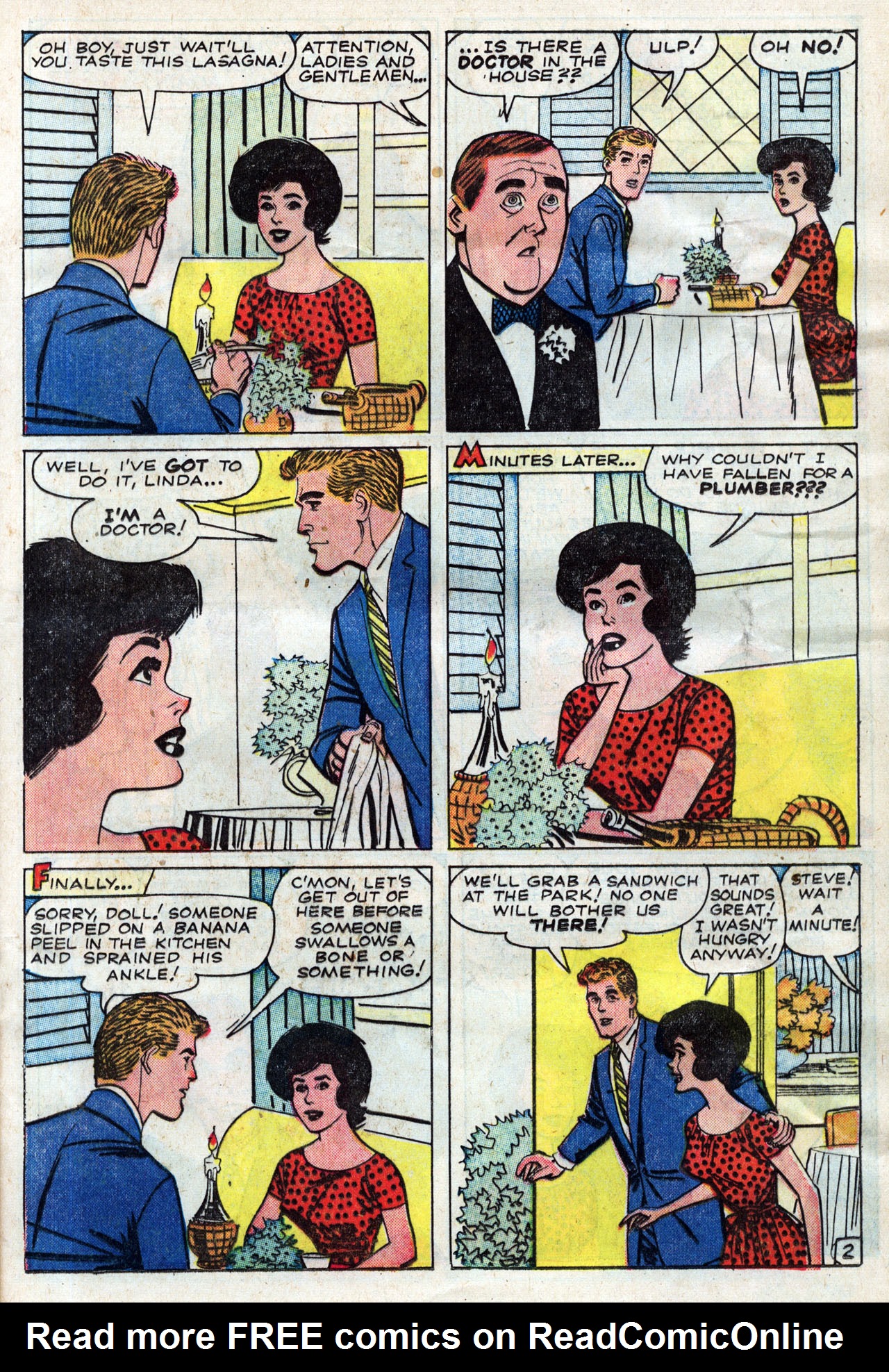 Read online Linda Carter, Student Nurse comic -  Issue #2 - 21