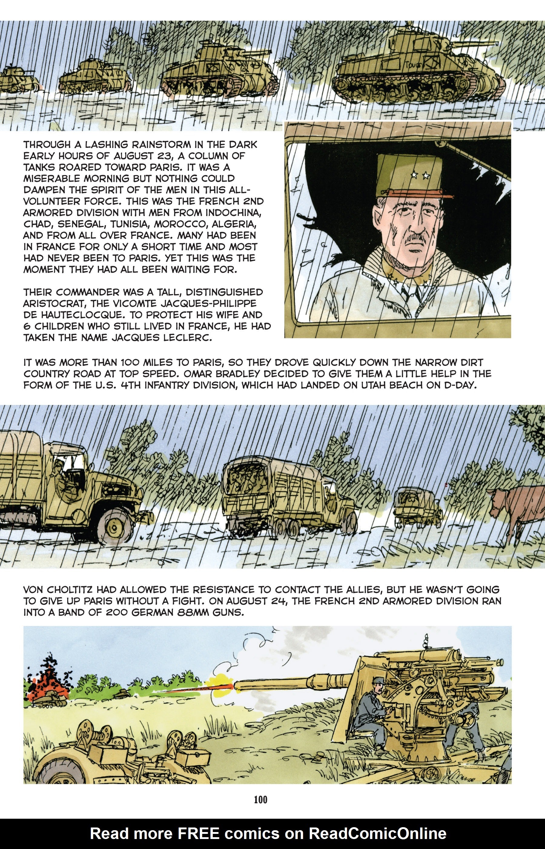 Read online Normandy: A Graphic History of D-Day, the Allied Invasion of Hitler's Fortress Europe comic -  Issue # TPB - 101