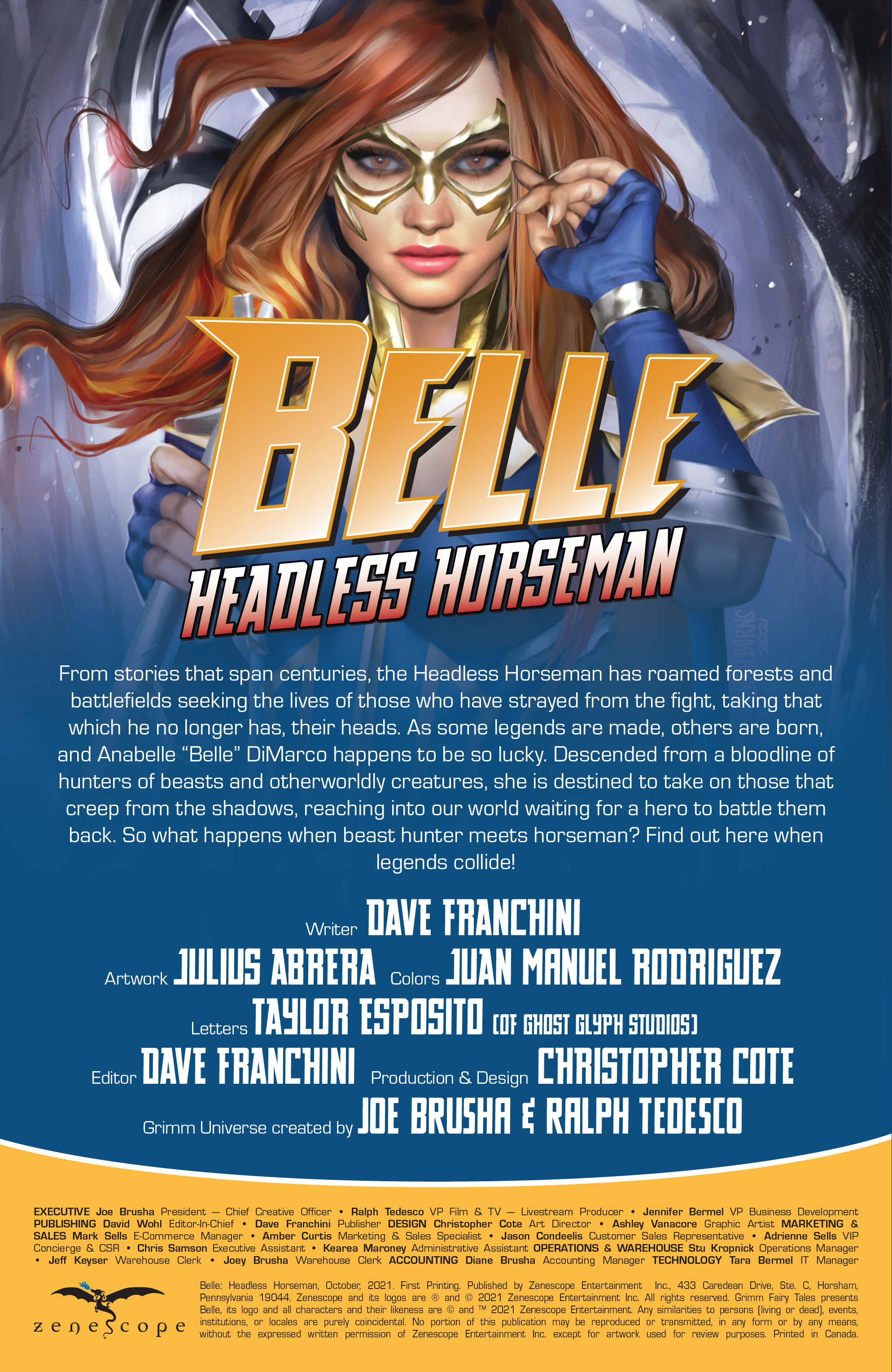 Read online Belle: Headless Horseman comic -  Issue # Full - 2