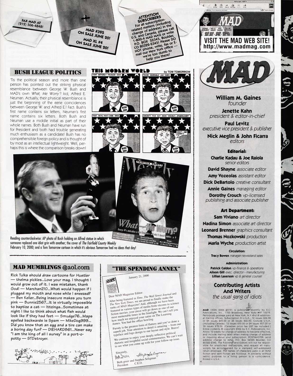 Read online MAD comic -  Issue #394 - 7