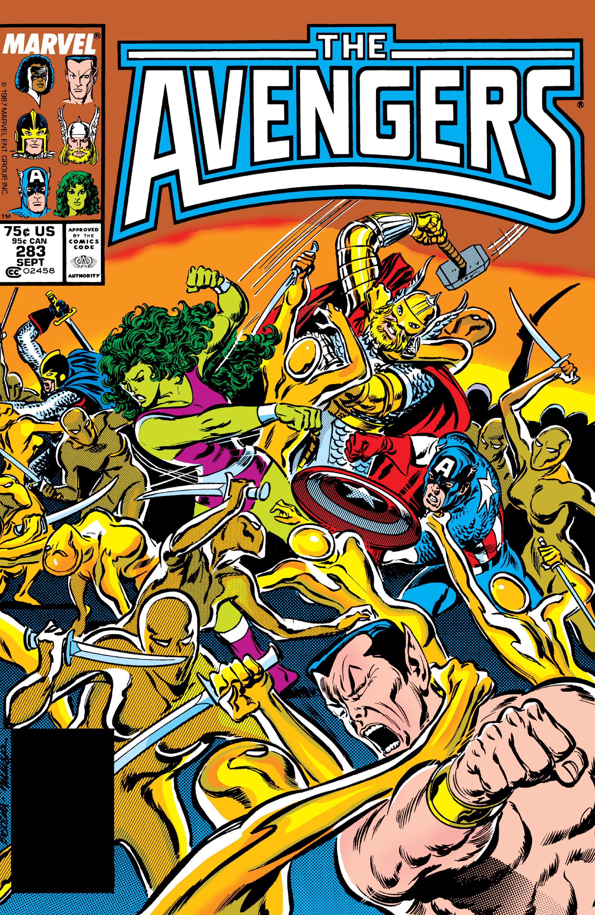 Read online The Avengers (1963) comic -  Issue #283 - 1