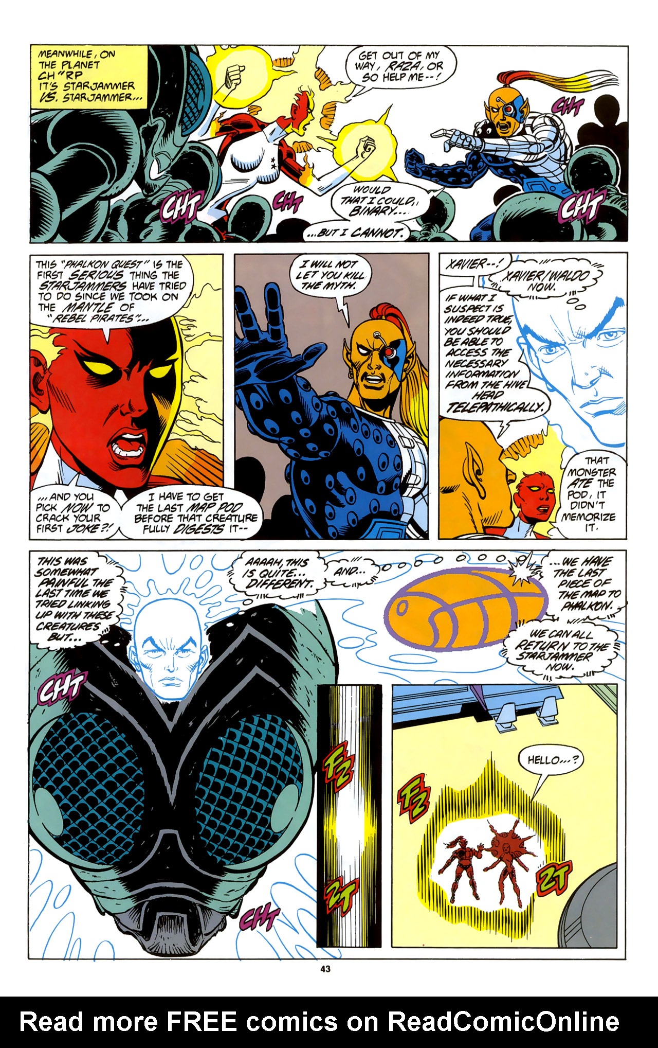 Read online X-Men Spotlight On...Starjammers comic -  Issue #1 - 45