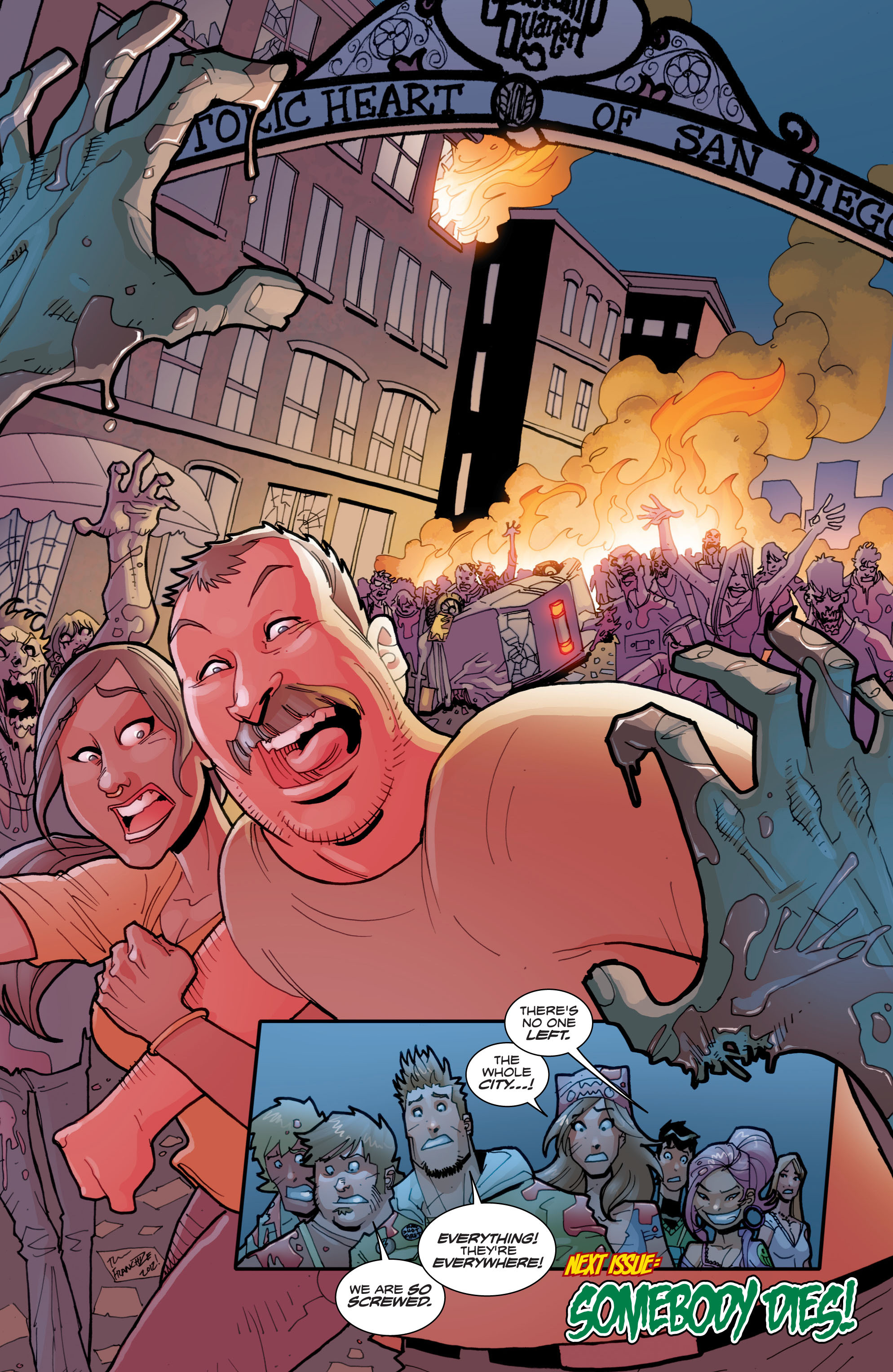 Read online Fanboys vs. Zombies comic -  Issue #4 - 29