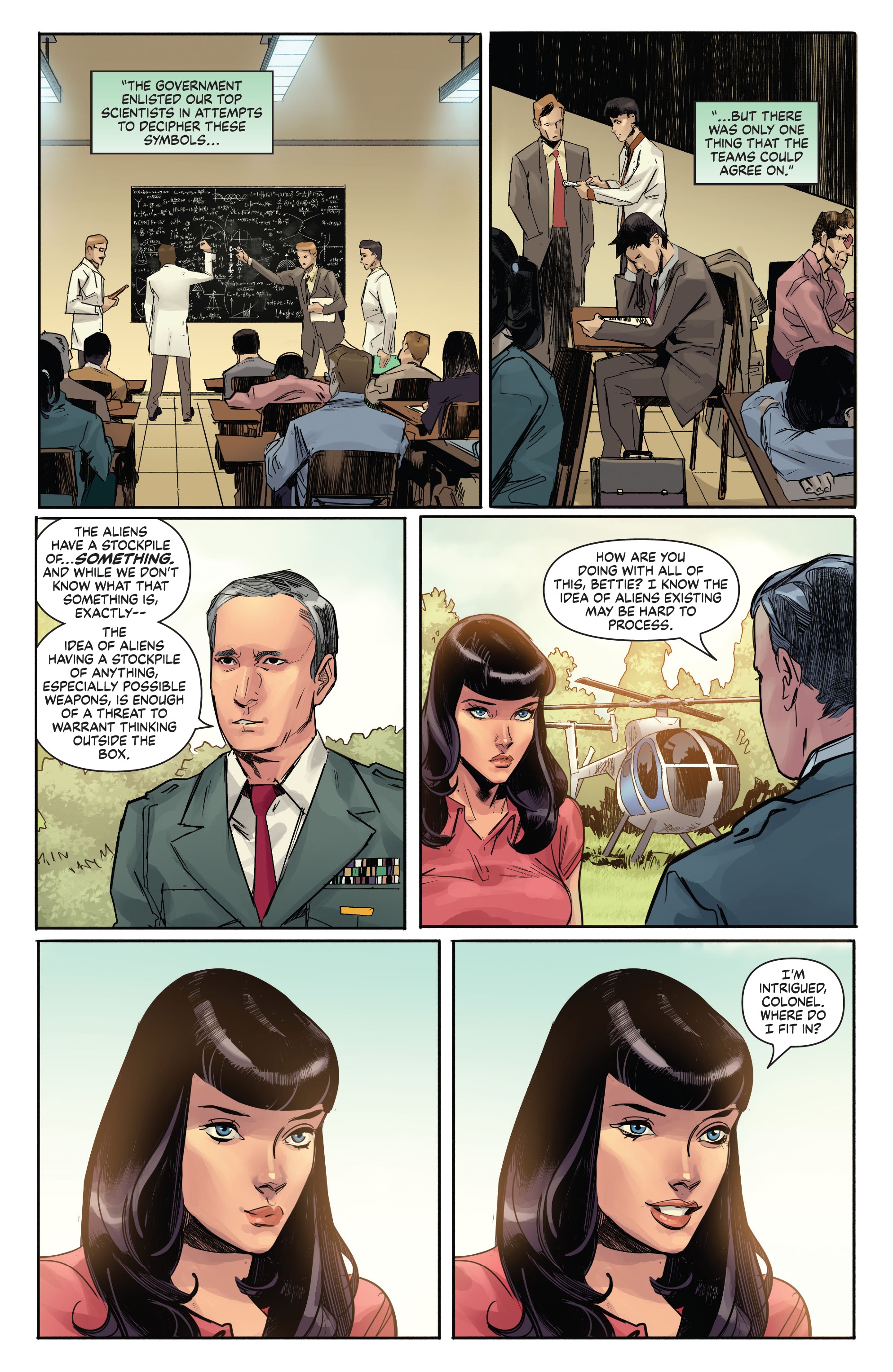 Read online Bettie Page: The Alien Agenda comic -  Issue #1 - 12