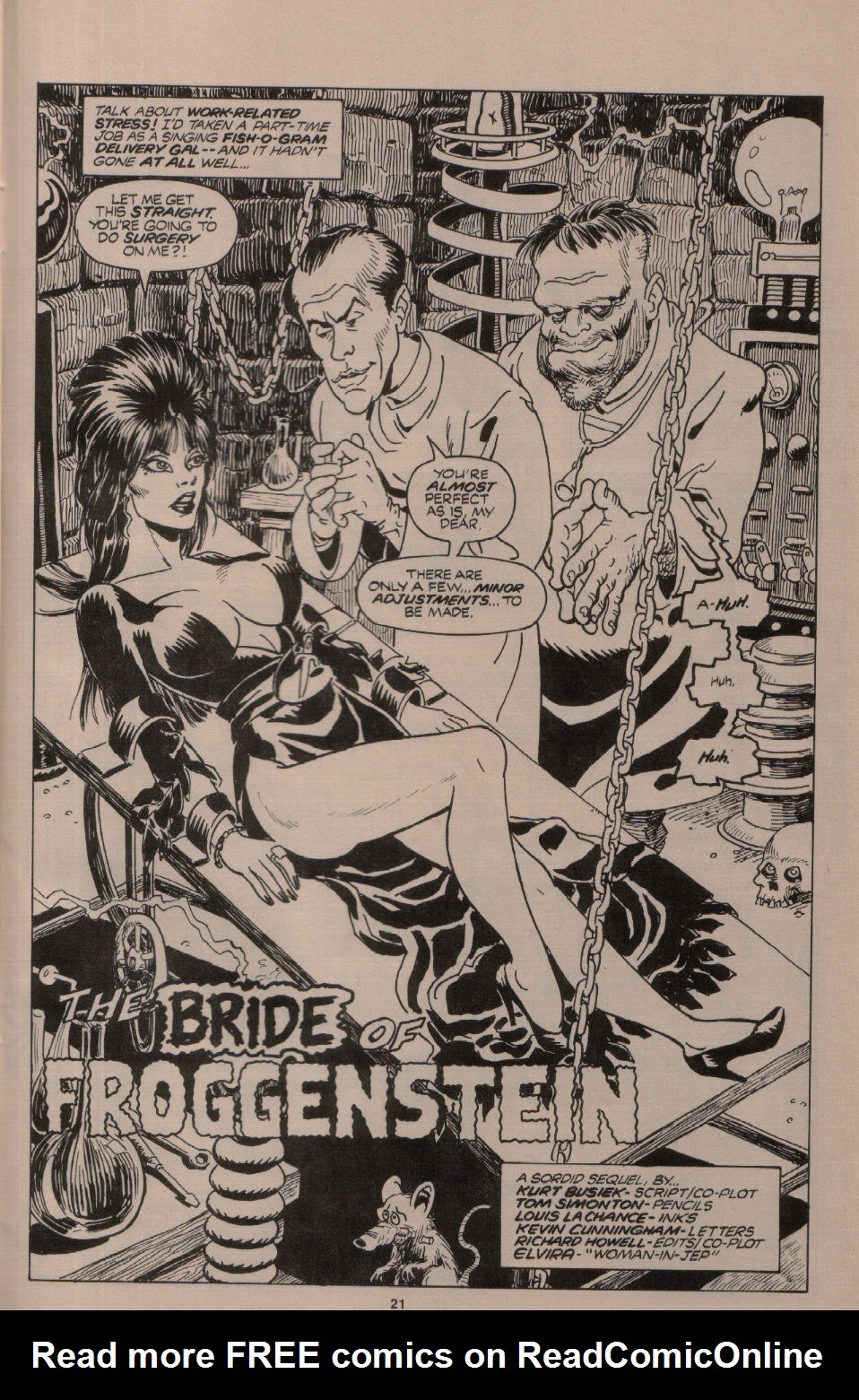 Read online Elvira, Mistress of the Dark comic -  Issue #11 - 19