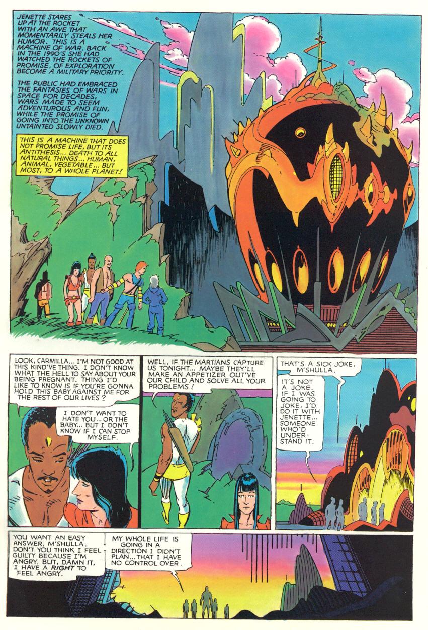 Read online Marvel Graphic Novel comic -  Issue #7 - Killraven - Warrior of the Worlds - 45