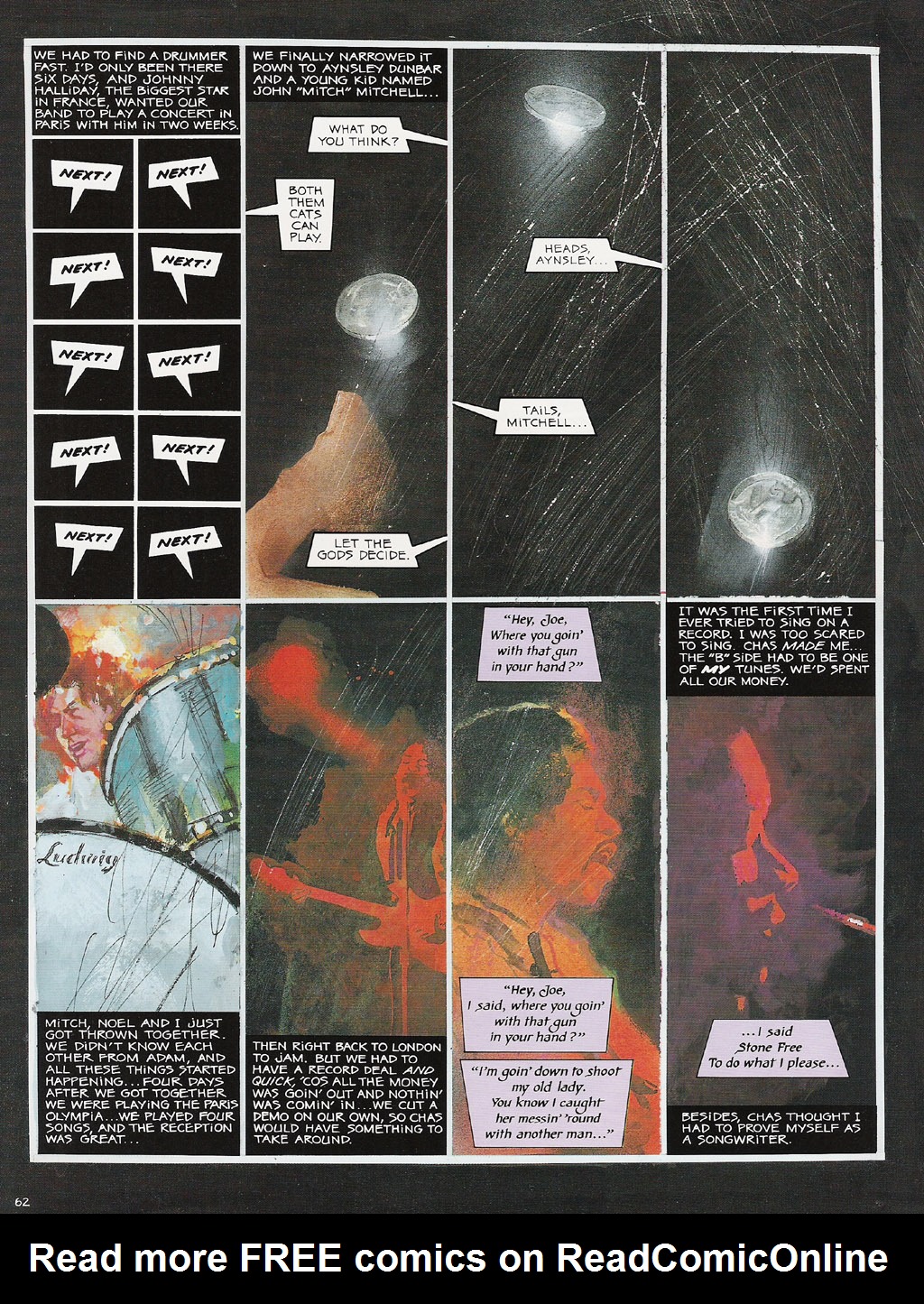 Voodoo Child - The Illustrated Legend of Jimi Hendrix issue TPB - Page 65
