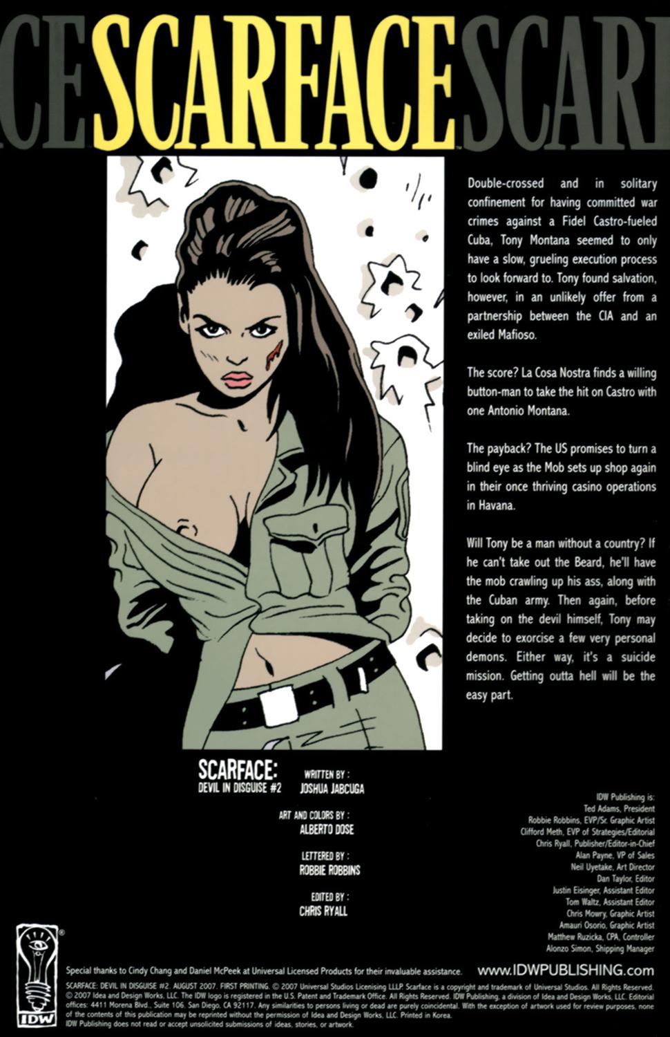Read online Scarface: Devil in Disguise comic -  Issue #2 - 2
