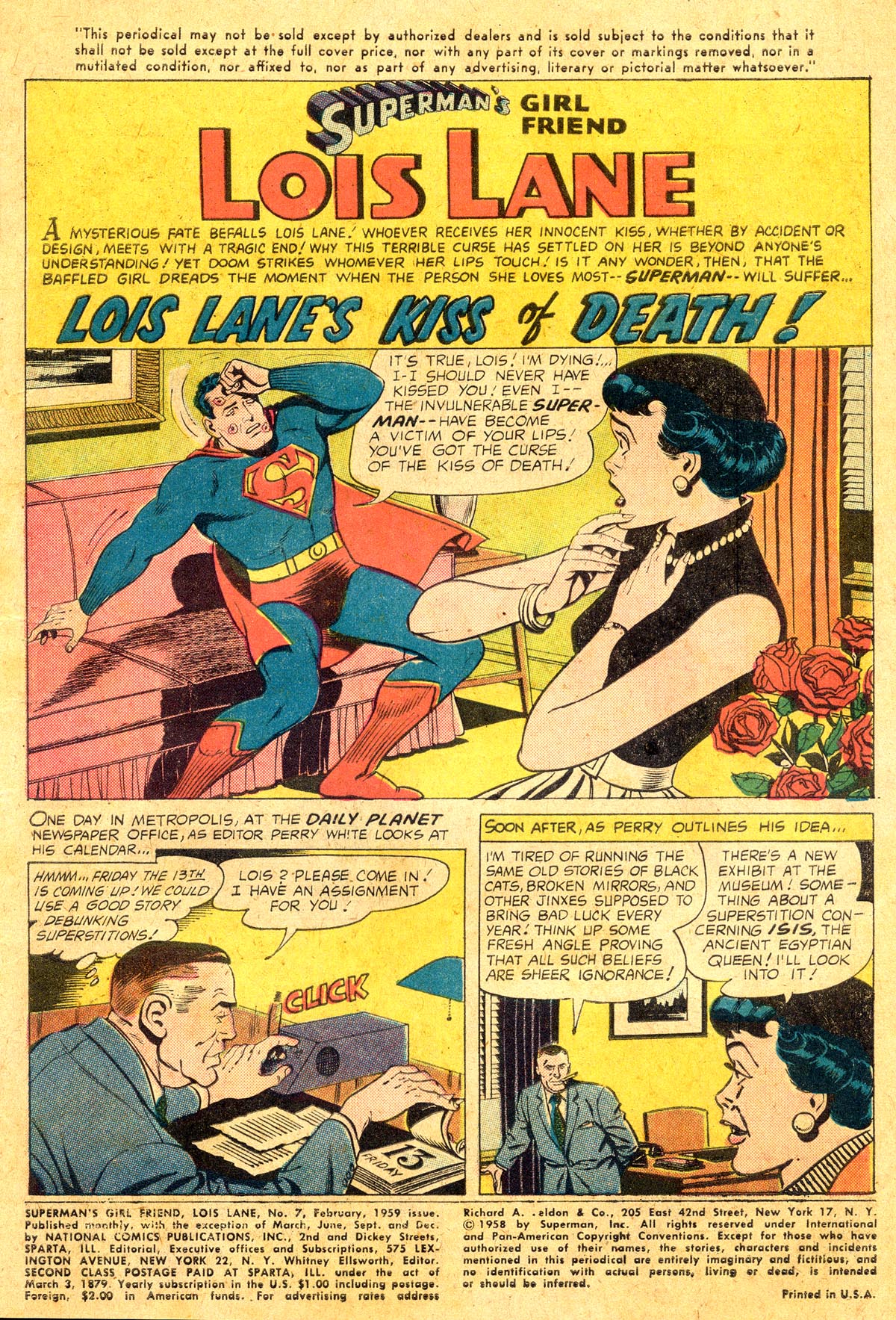 Read online Superman's Girl Friend, Lois Lane comic -  Issue #7 - 3