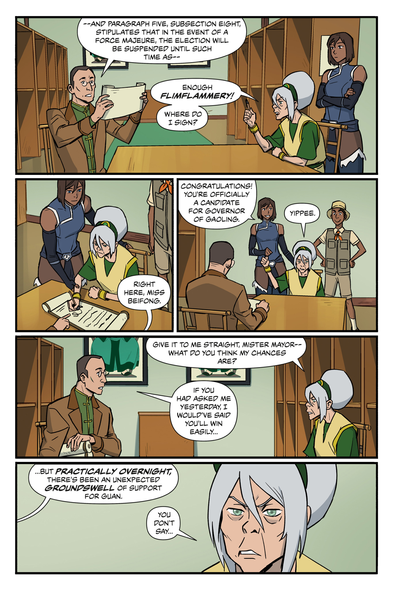 Read online Nickelodeon The Legend of Korra: Ruins of the Empire comic -  Issue # TPB 2 - 50