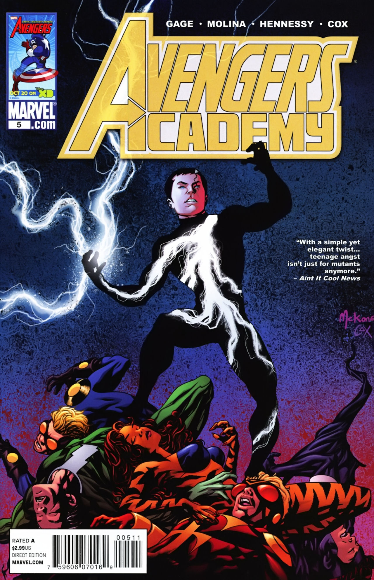 Read online Avengers Academy comic -  Issue #5 - 1