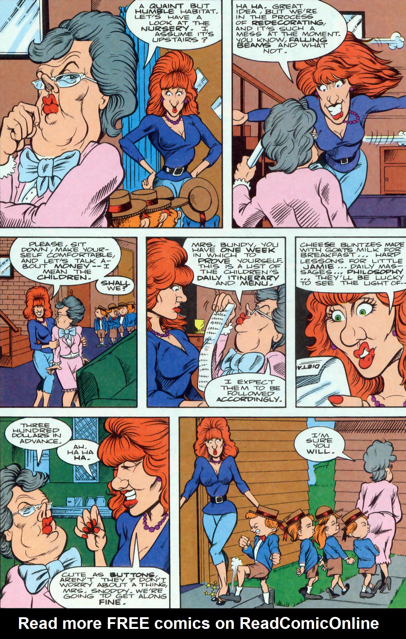 Read online Married... with Children (1990) comic -  Issue #7 - 8