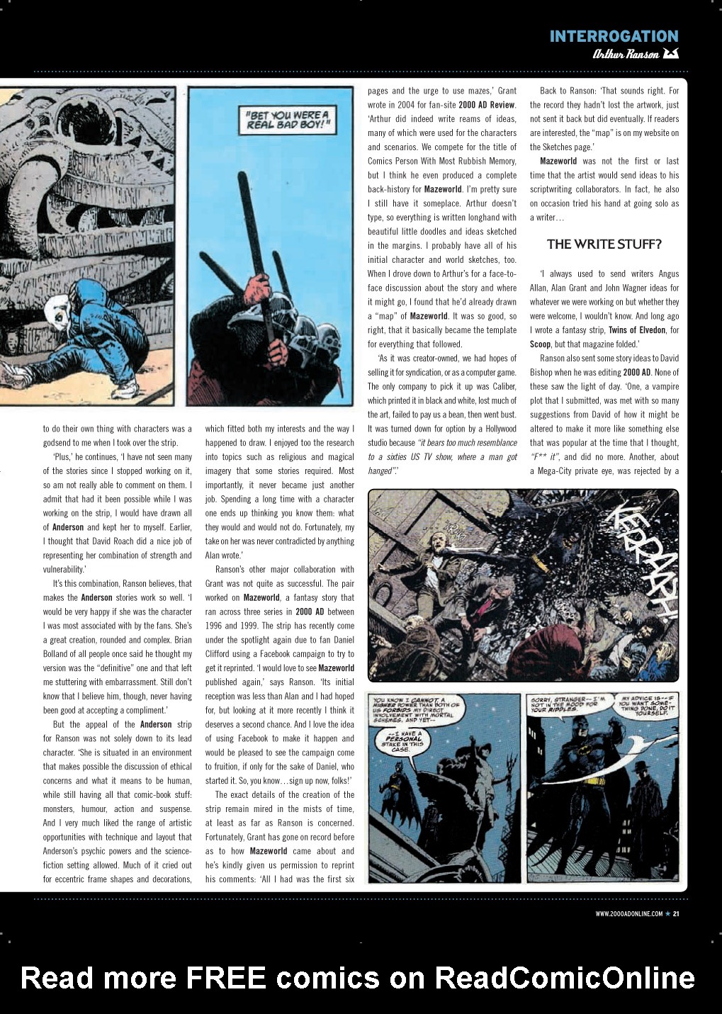 Read online Judge Dredd Megazine (Vol. 5) comic -  Issue #303 - 21