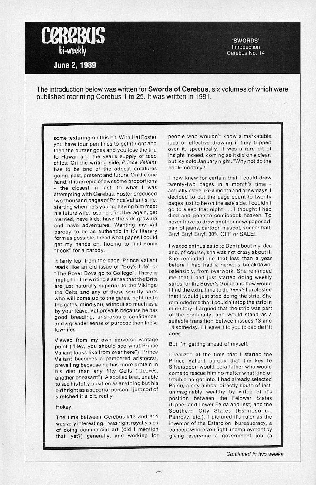 Cerebus issue 14 - Page 4