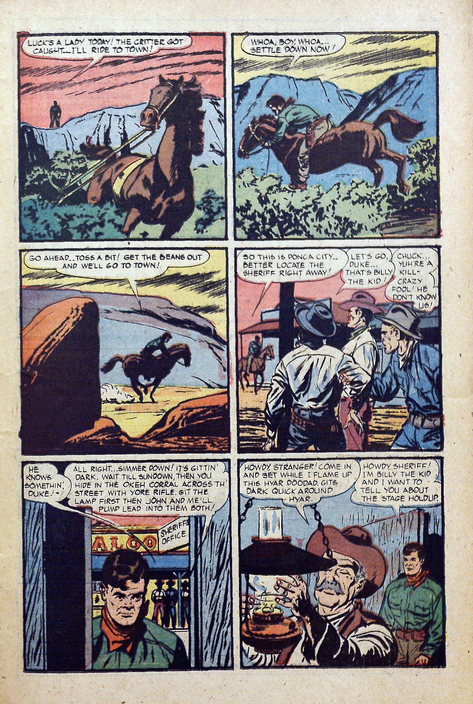Read online Billy the Kid Adventure Magazine comic -  Issue #19 - 17