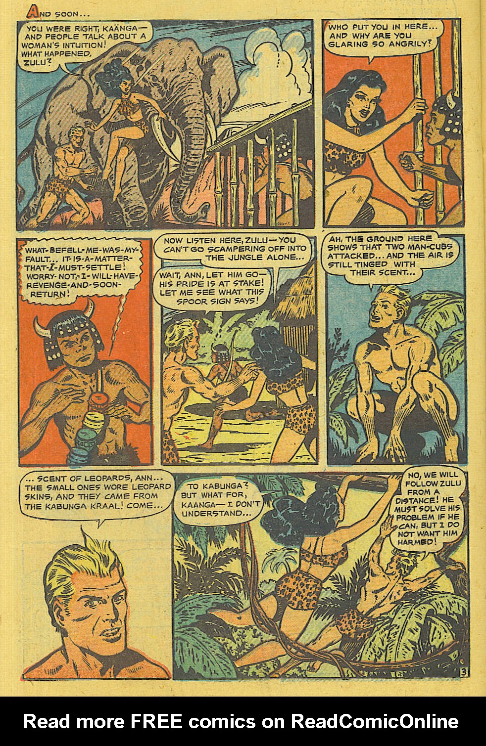 Read online Sheena, Queen of the Jungle (1942) comic -  Issue #13 - 17