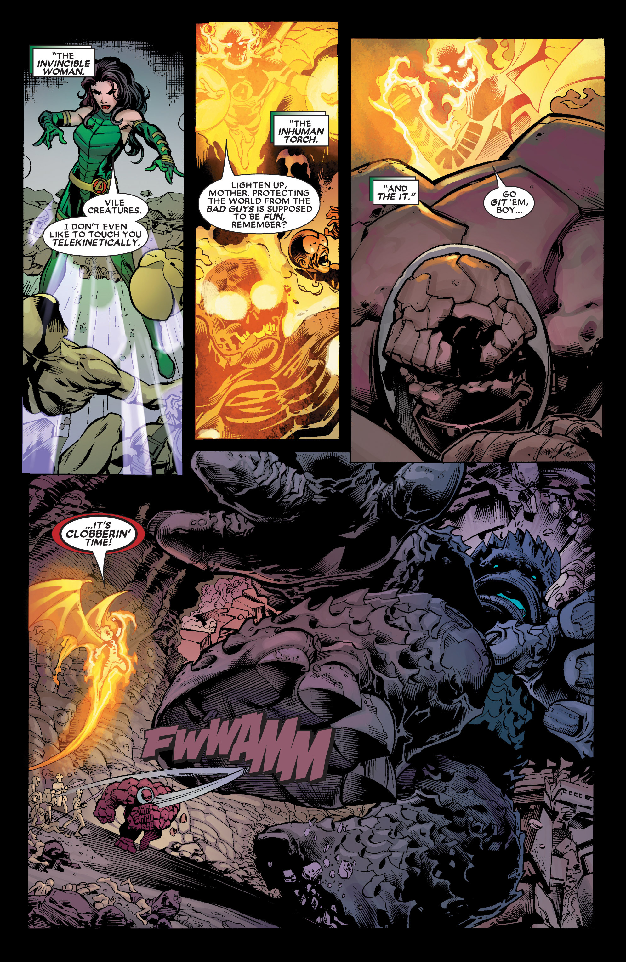 Read online Fantastic Four: House of M comic -  Issue #1 - 6