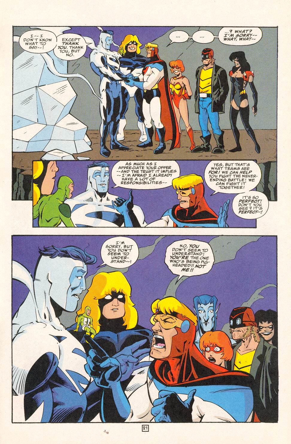 Read online Young Heroes in Love comic -  Issue #3 - 22