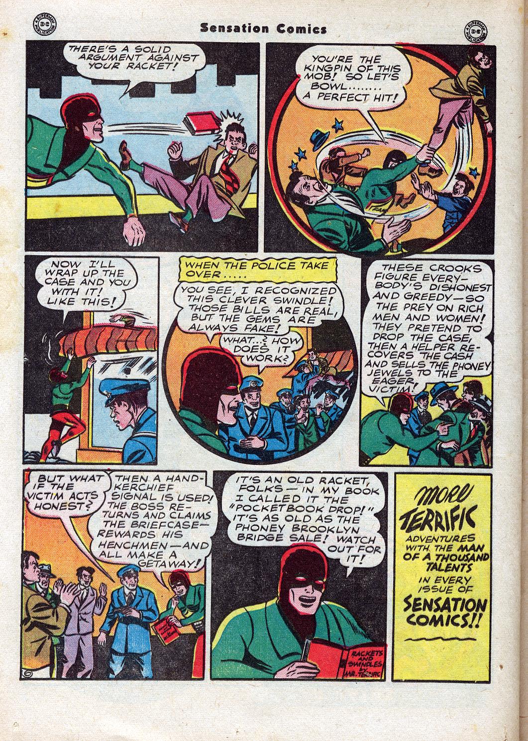 Read online Sensation (Mystery) Comics comic -  Issue #48 - 34